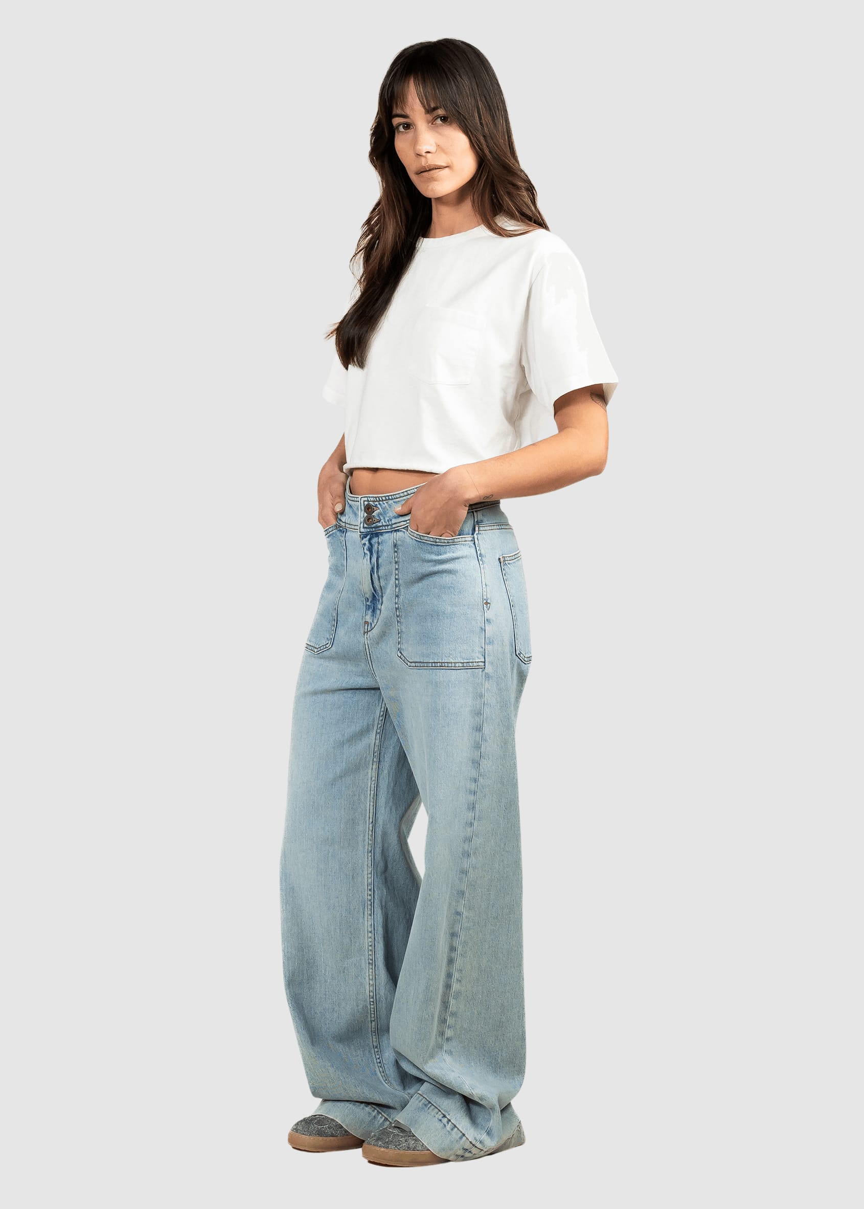 Farrah Worker Steel Blue