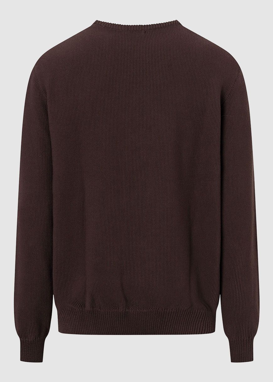 Pique Badge Knit O-Neck Pique Badge Knit O-Neck