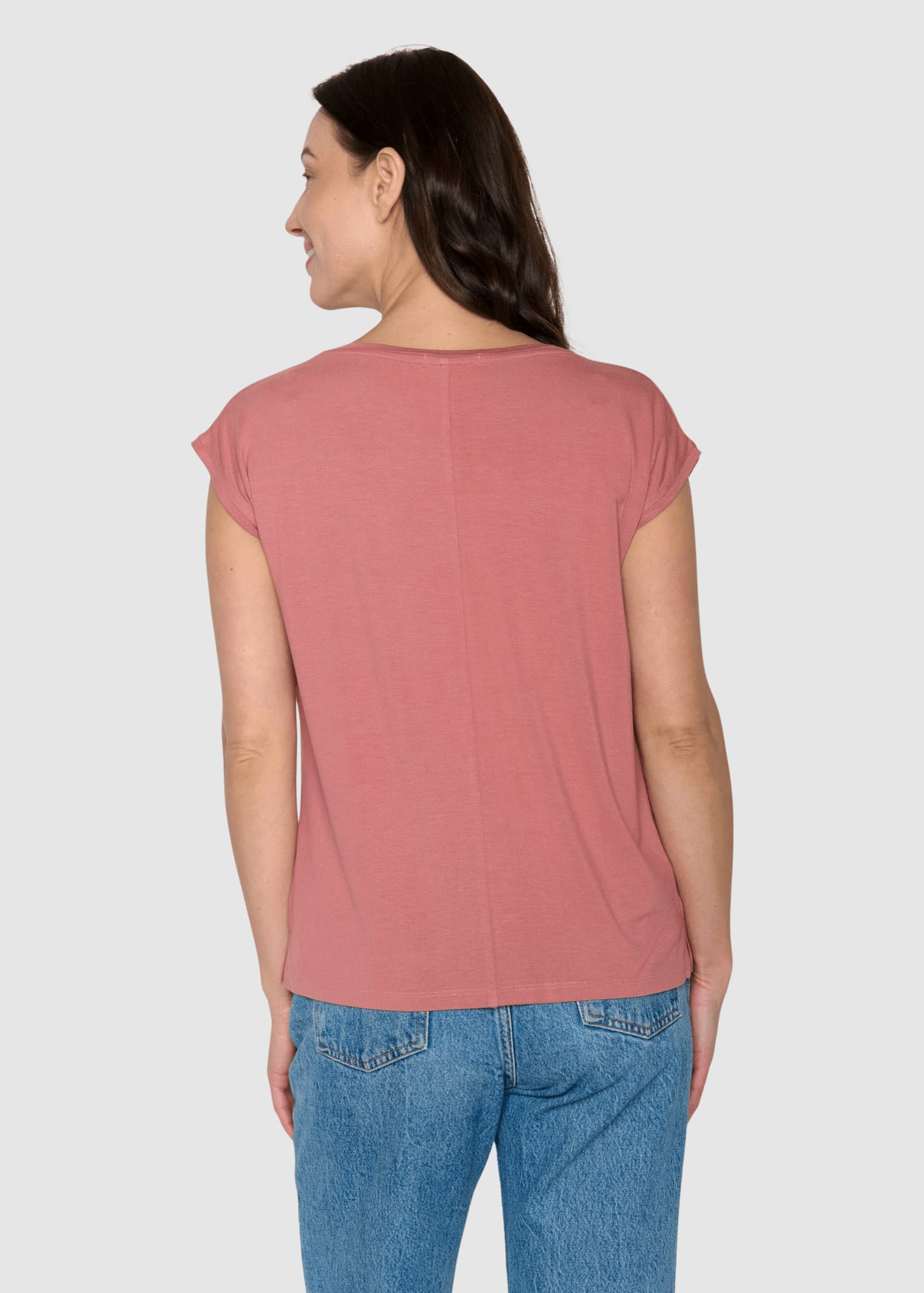 Basic Timid Shirts Dark Rose