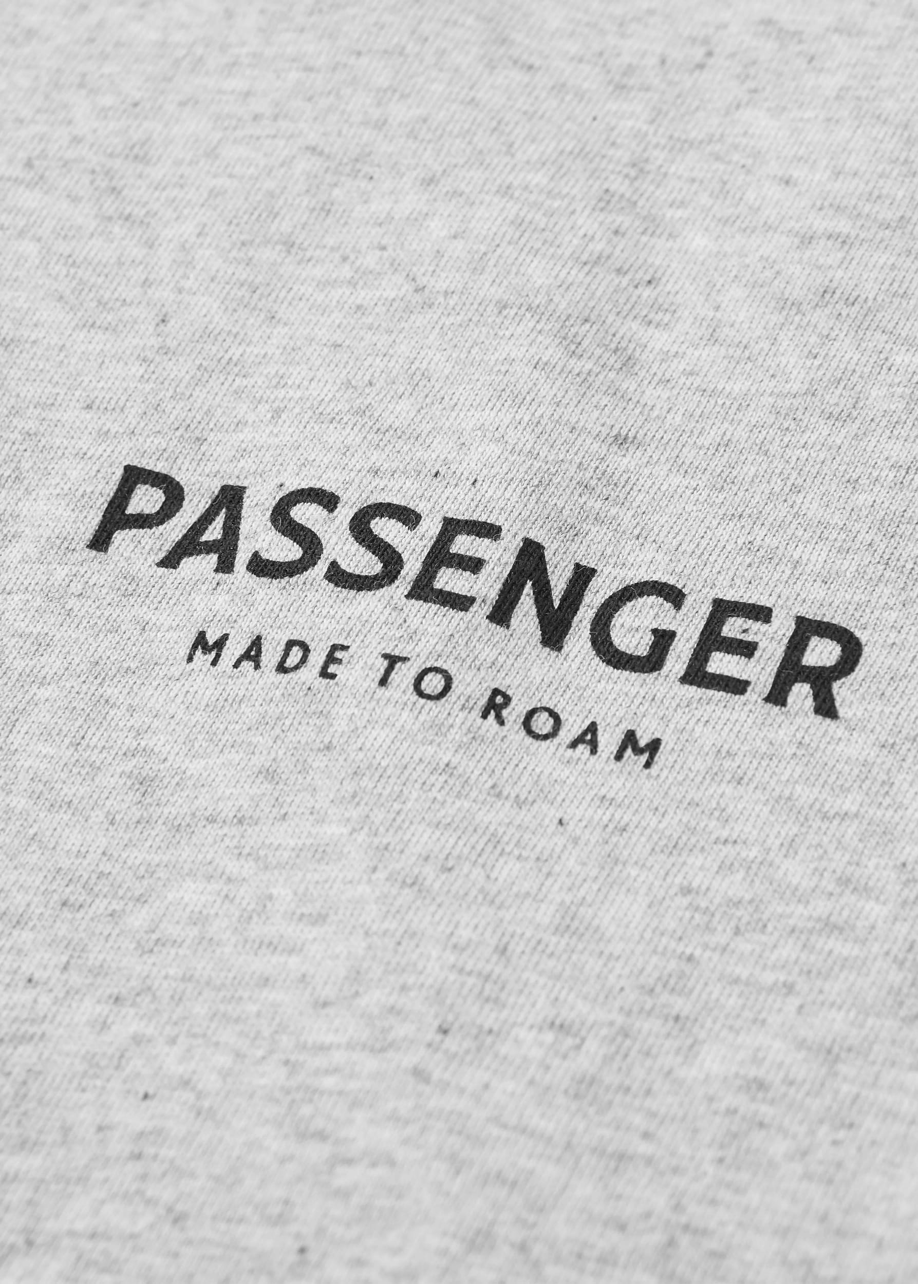 Passenger Recycled Cotton T-Shirt Grey Marl