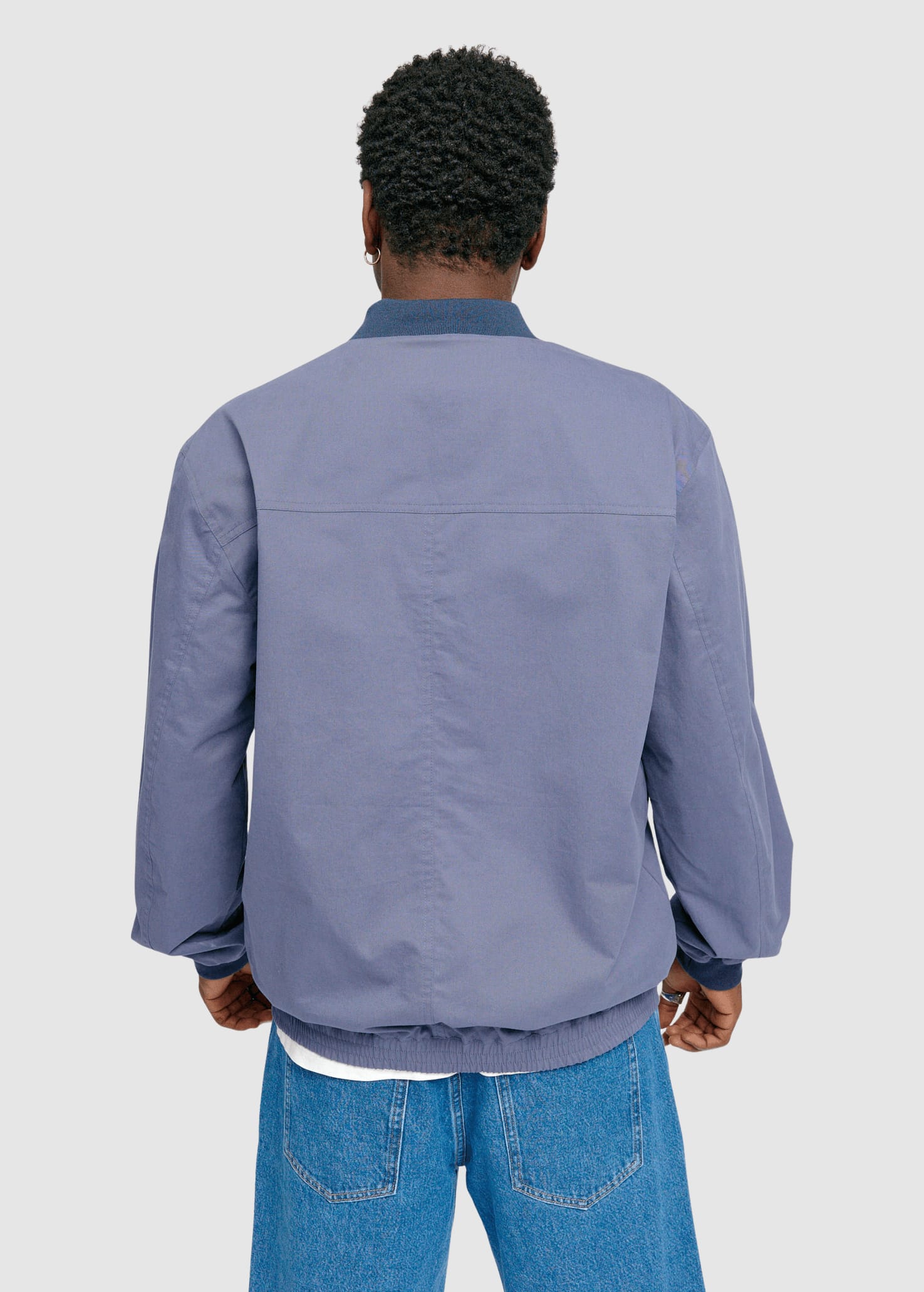 Natural Bomber Jacket Nightshadow Blue