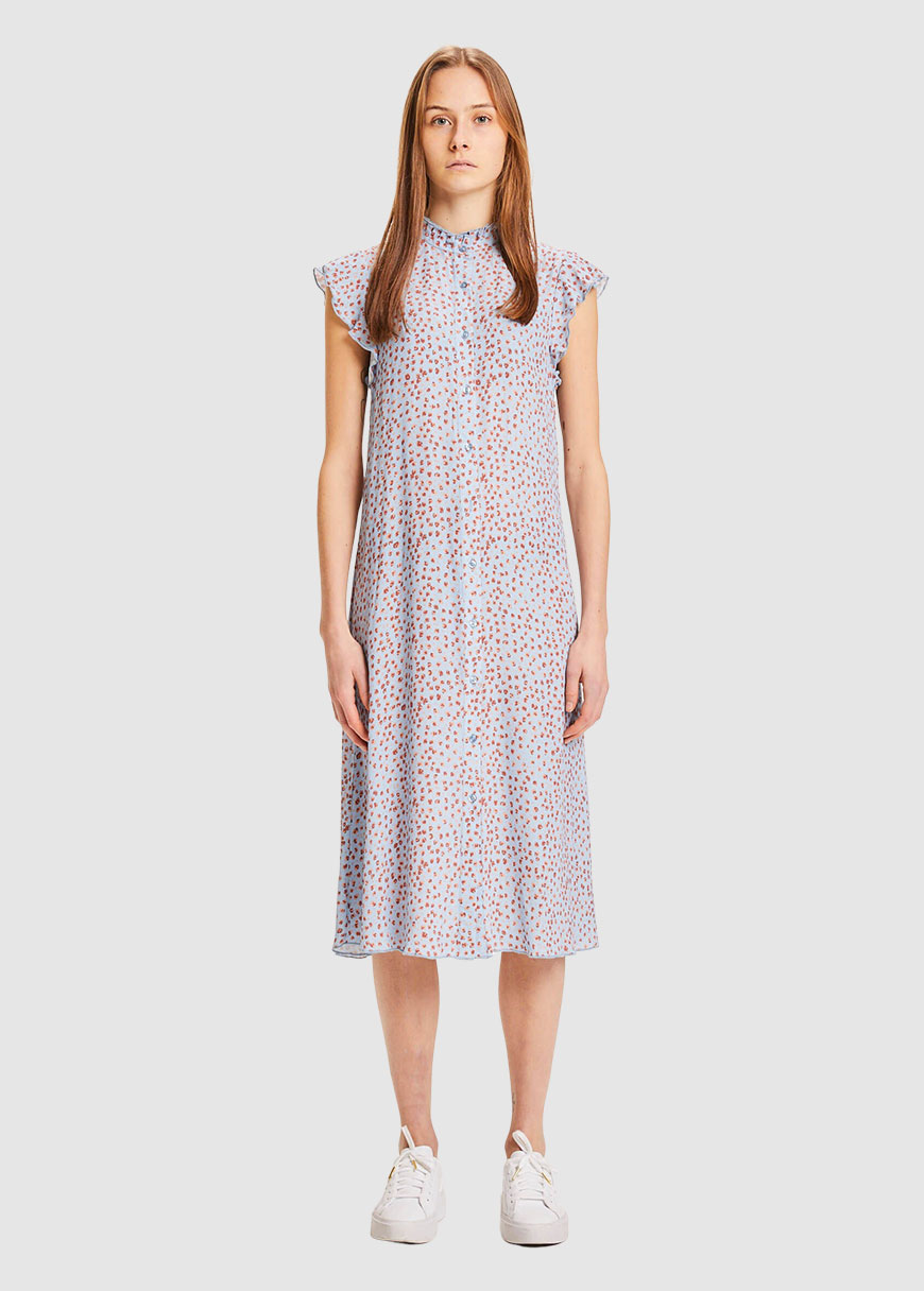 Fleur Flower Print Above The Knee Dress Fleur Flower Print Above The Knee Dress