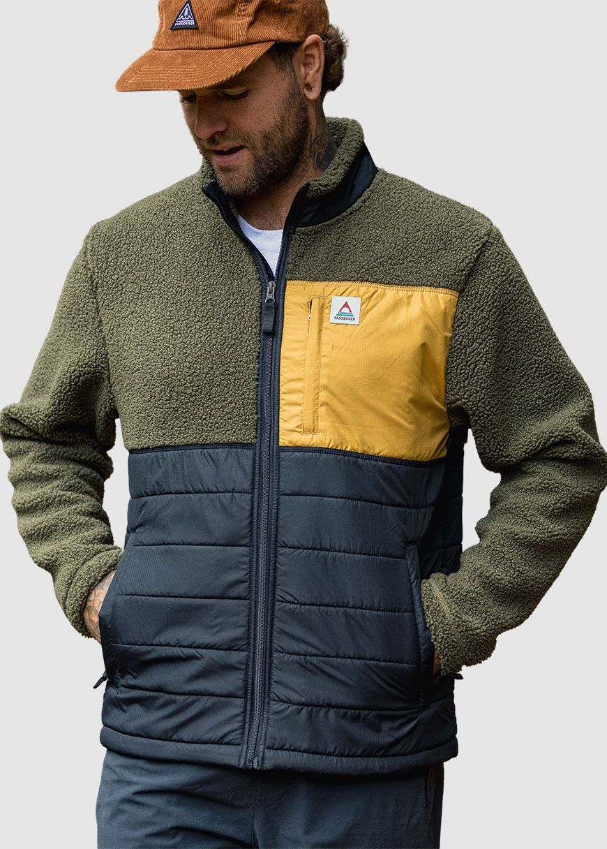 Born Explorer Recycled Polar Lined Sherpa Fleece