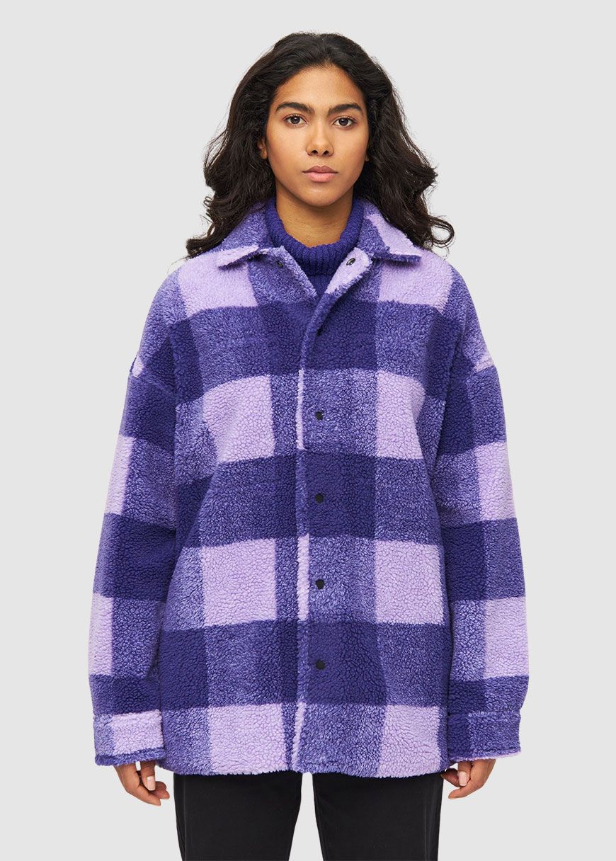 Checked Teddy Overshirt Checked Teddy Overshirt