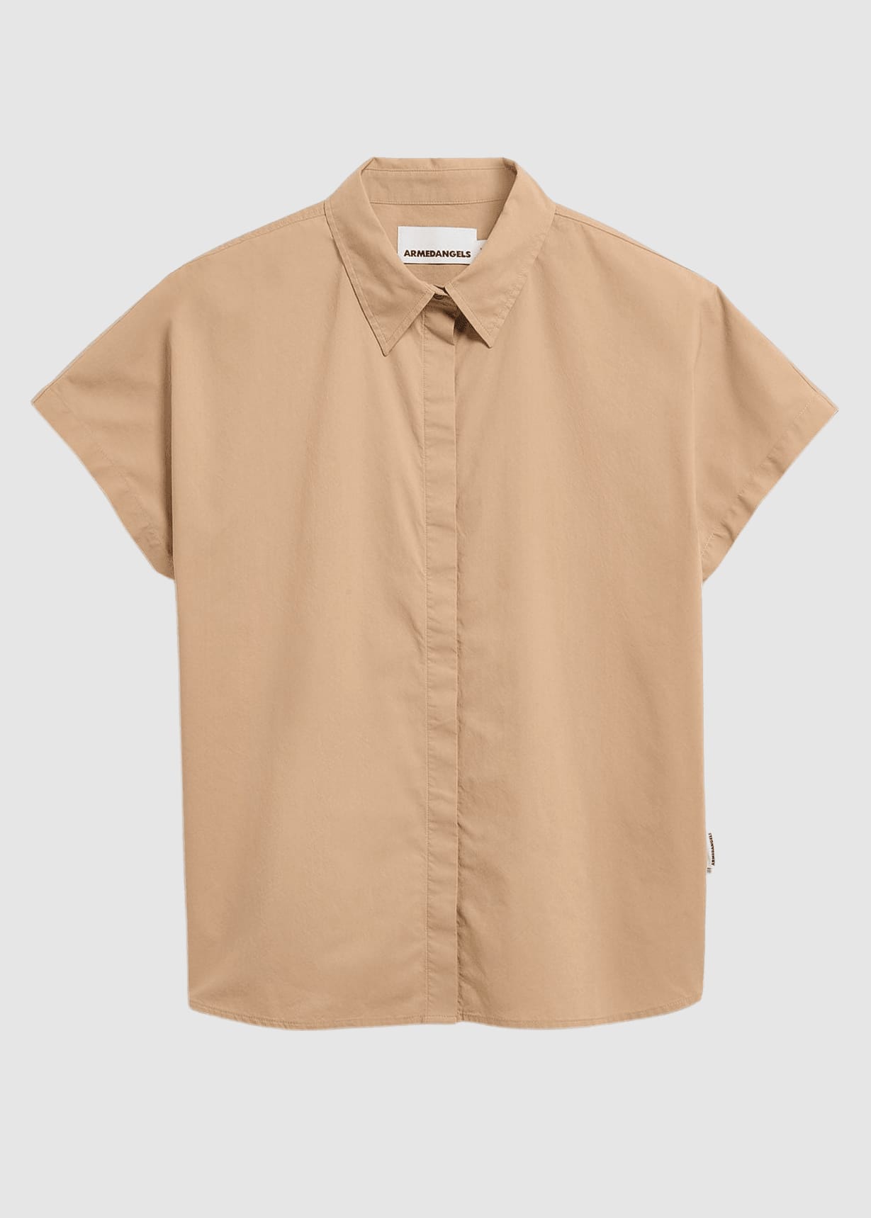 Poplin Larisaana Blouse True Camel