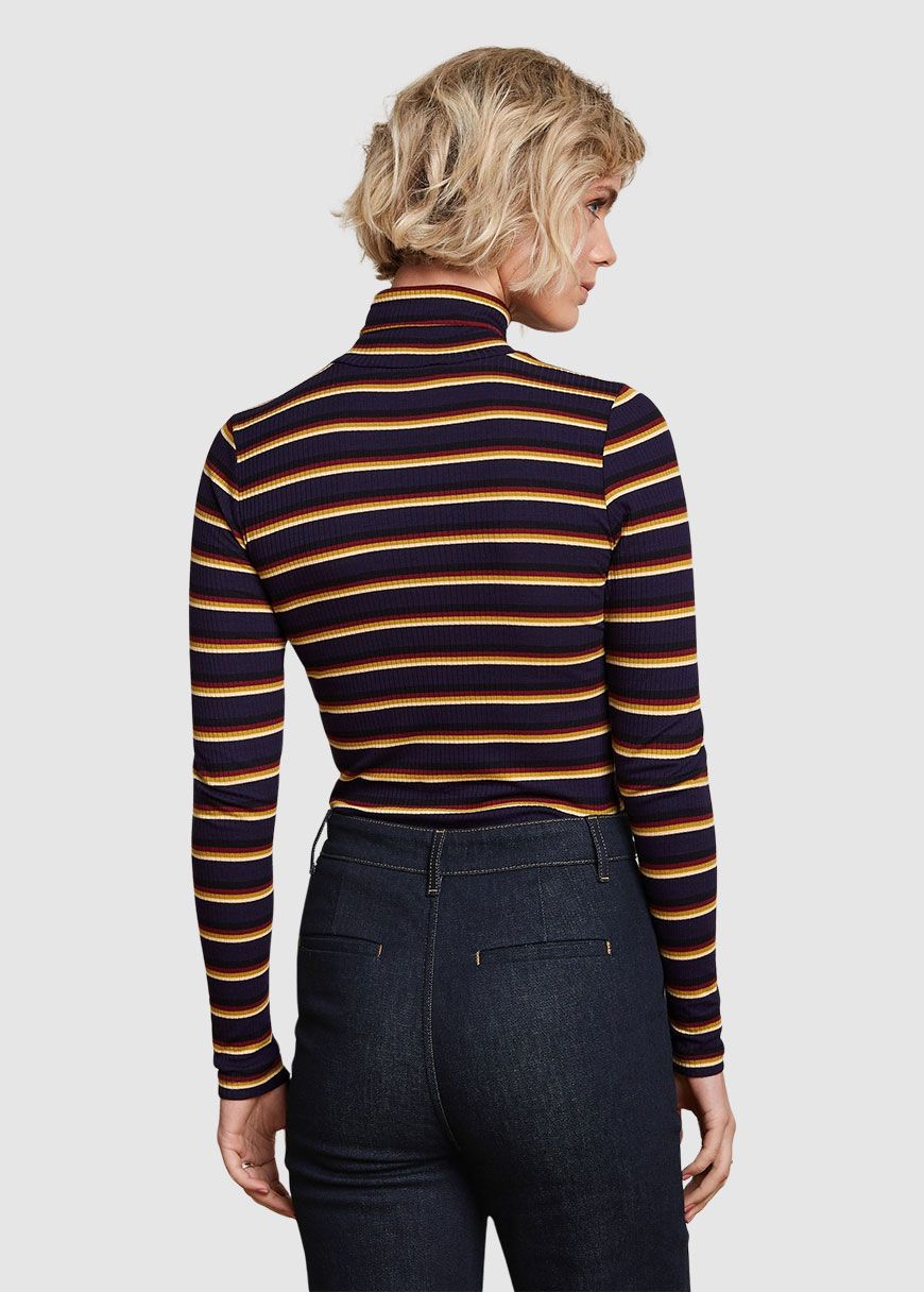 Rollneck Top Century Stripe Rollneck Top Century Stripe