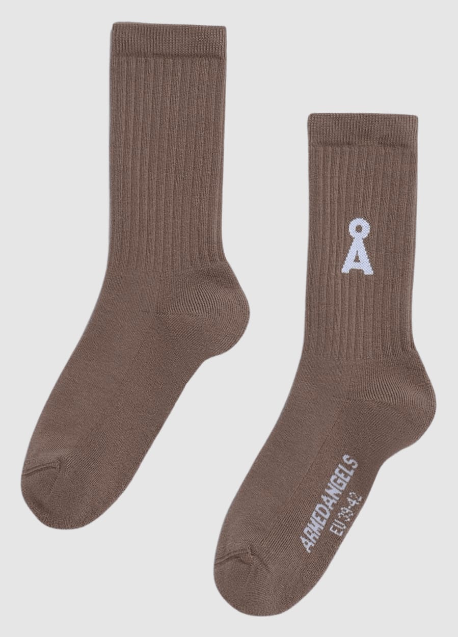 Saamus Bold Socks W Walnut Cream Saamus Bold Socks W Walnut Cream