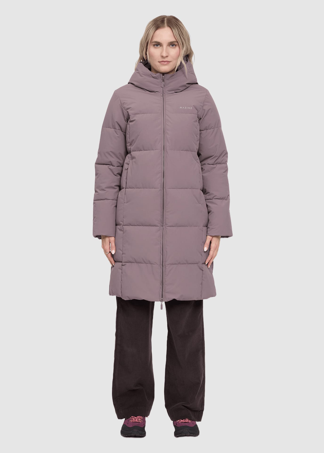 mazine-basic-puffer-coat-sparrow-1.jpeg Basic Puffer Coat Sparrow
