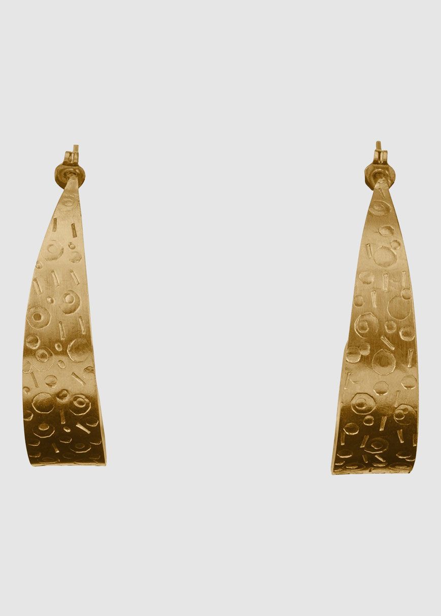 Beaten Crescent Earrings Beaten Crescent Earrings