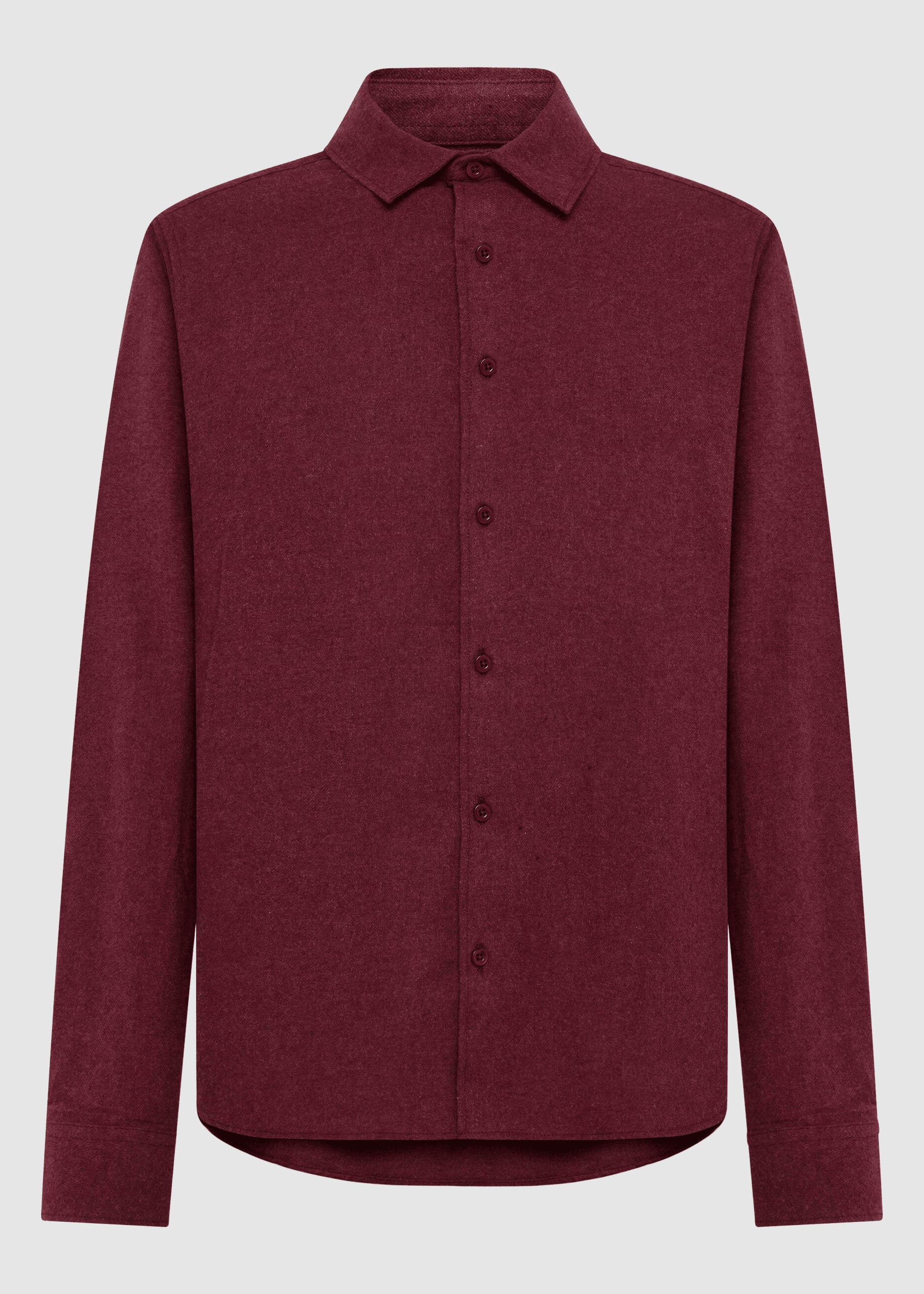knowledge-cotton-apparel-dune-regular-flannel-shirt-burgundy-1.jpeg Dune Regular Flannel Shirt Burgundy