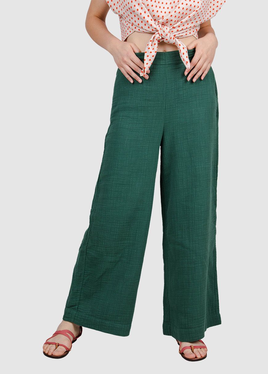 Bubble Wide Leg Pant Bubble Wide Leg Pant