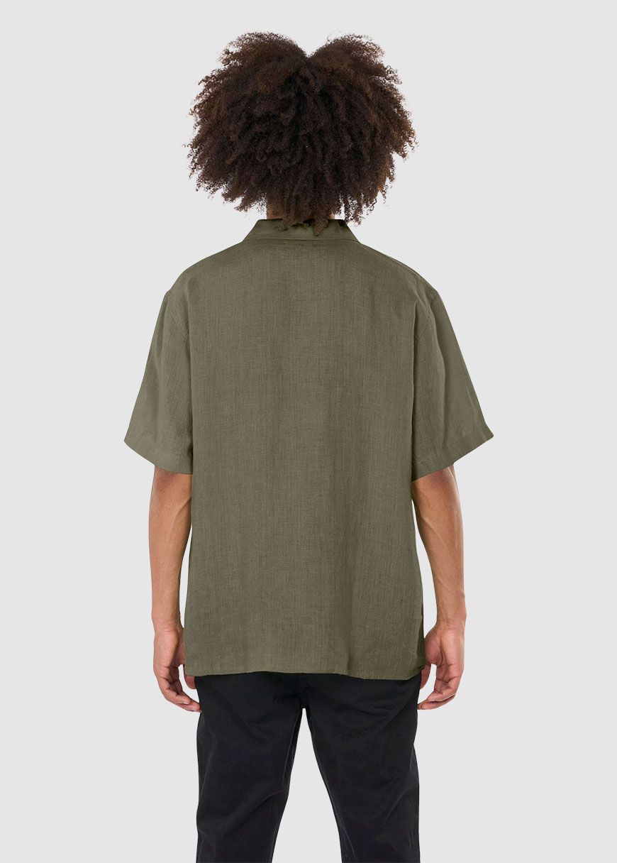 Box Short Sleeve Linen Shirt
