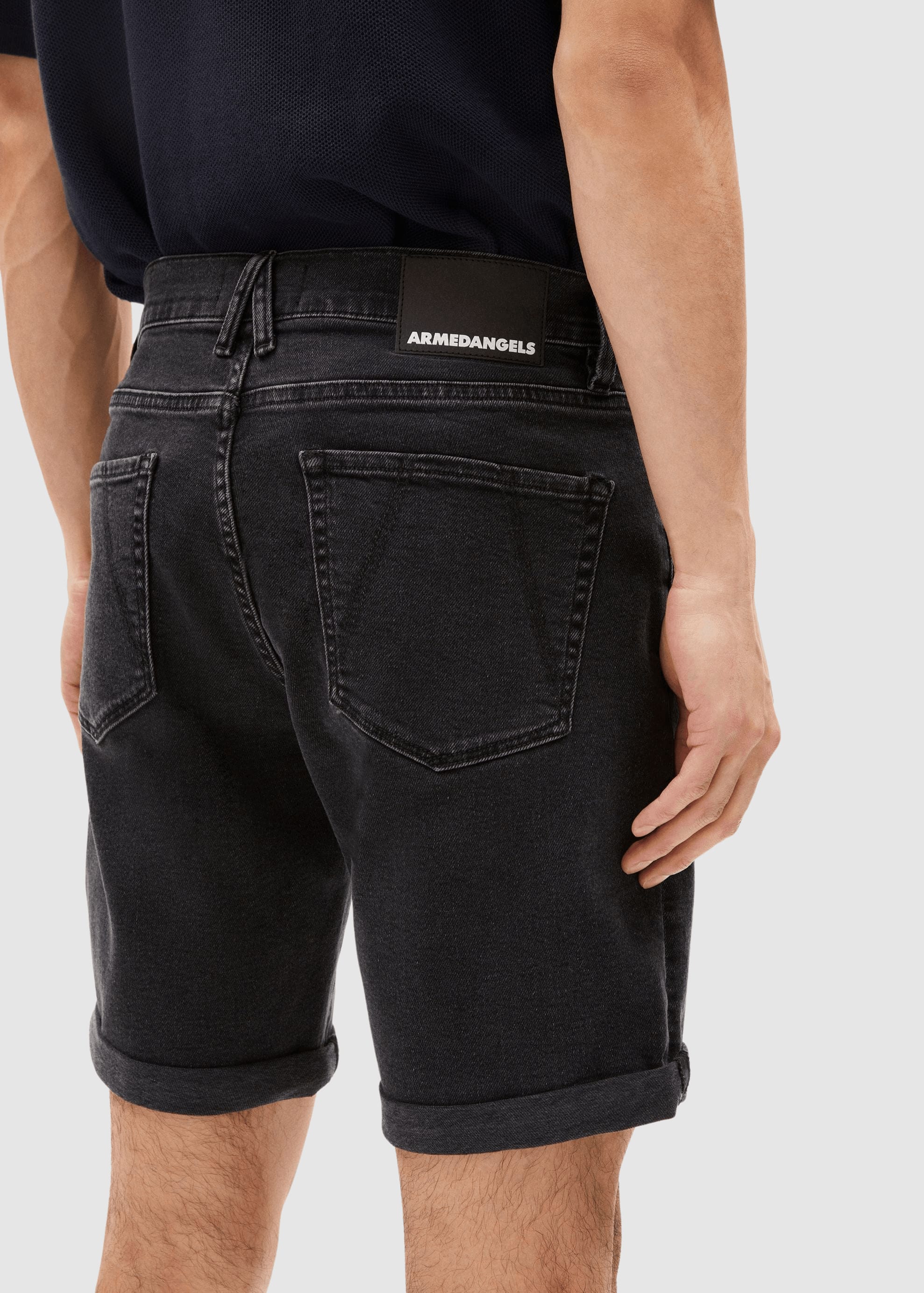 Naailo Denim Short Black Washed Authentic