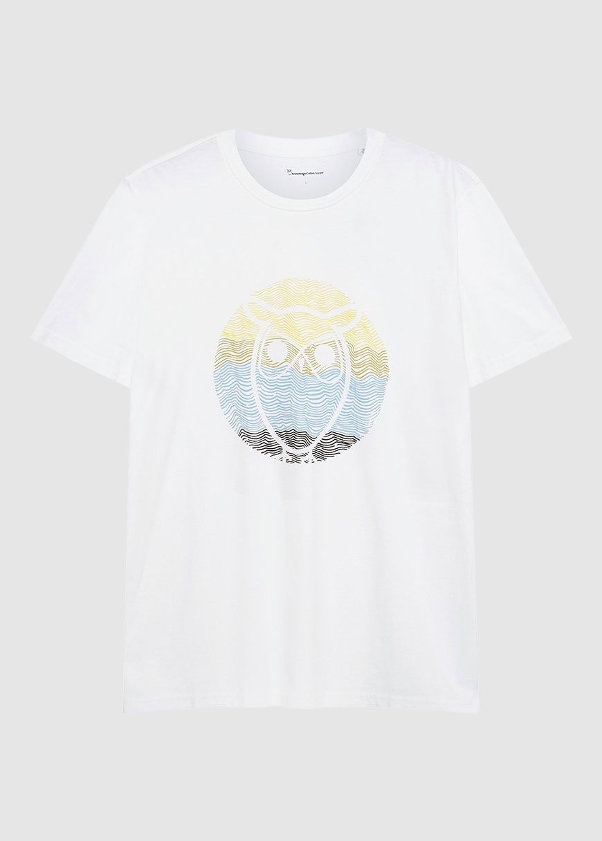 Regular Circled Owl Printed T-Shirt Regular Circled Owl Printed T-Shirt
