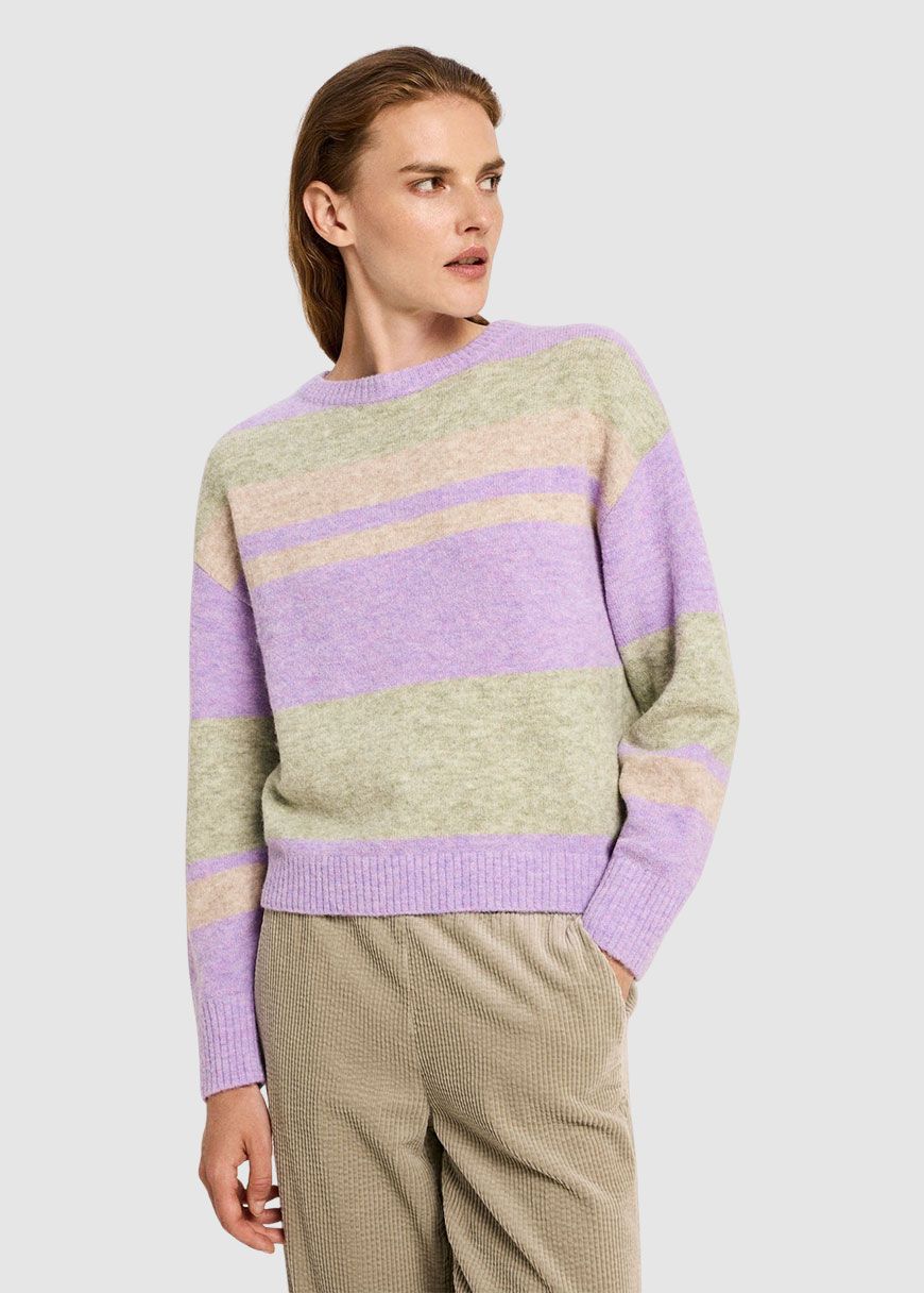 Streifenpullover