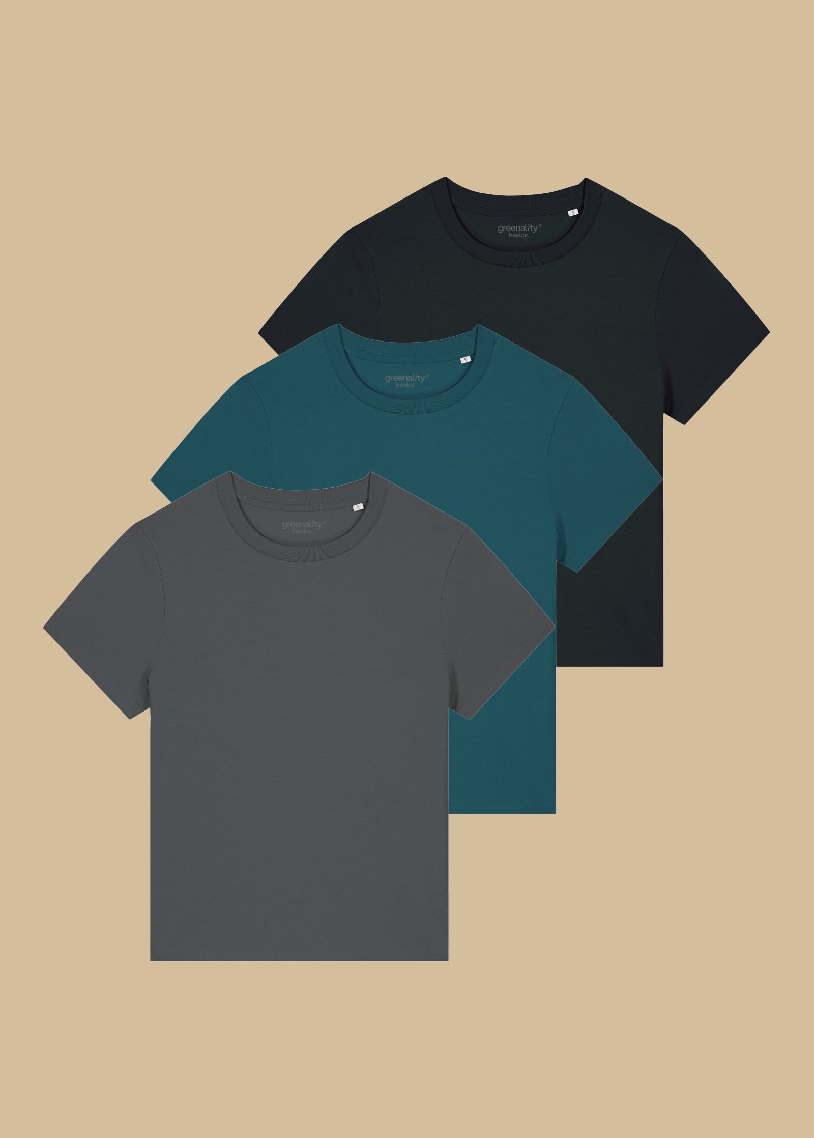 Classic T-Shirt Woman 3er Pack Mix 7