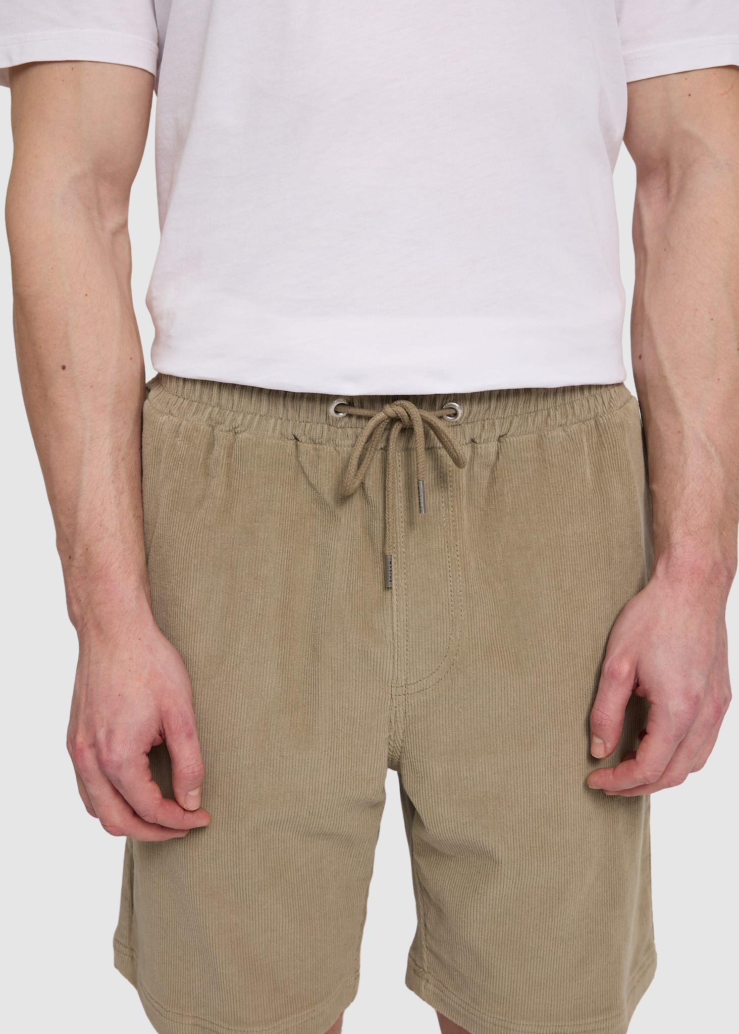 Corduroy Pull-On Shorts Light Khaki Corduroy Pull-On Shorts Light Khaki