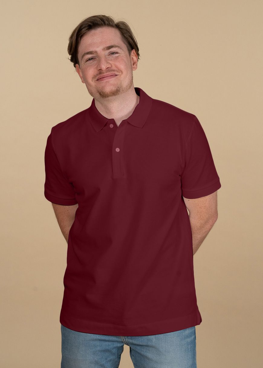 Burgundy_SA_75780_8ca703ce36.jpg Classic Poloshirt Man Burgundy