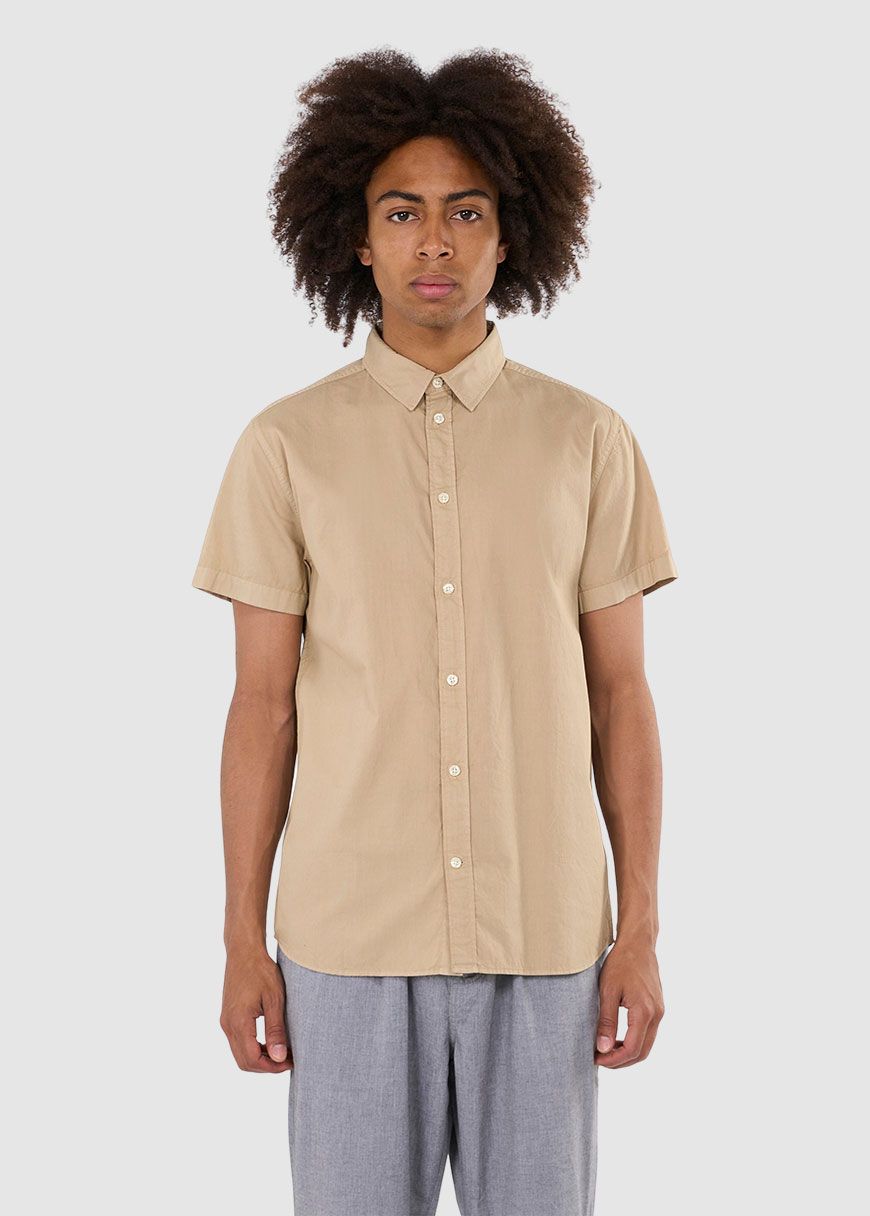 Costume Fit Cord Look Short Sleeve Shirt Costume Fit Cord Look Short Sleeve Shirt