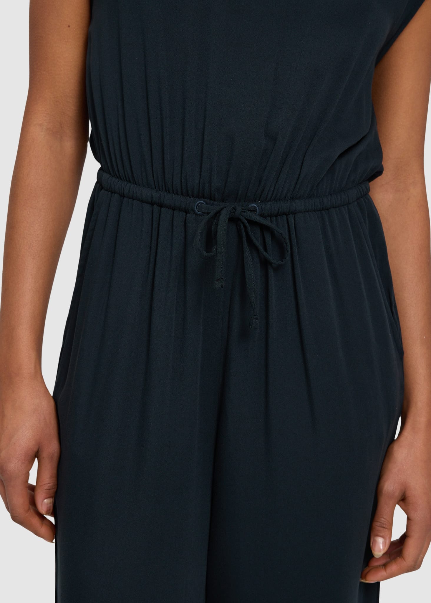 Viscose Jumpsuit Black