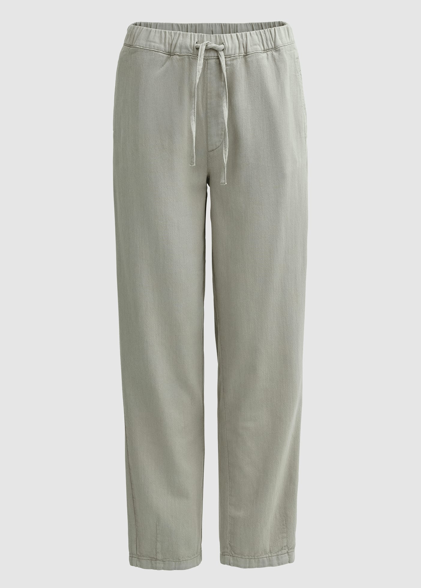 Twill-Hose Verkürzt Blass Grün