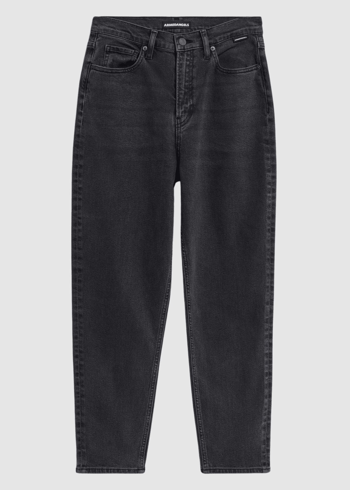 Mairaa High Waist Mom Jean Ebony