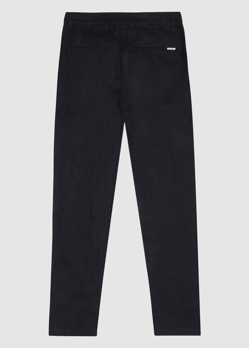 Calla Tapered Mid-Rise Linen Pants
