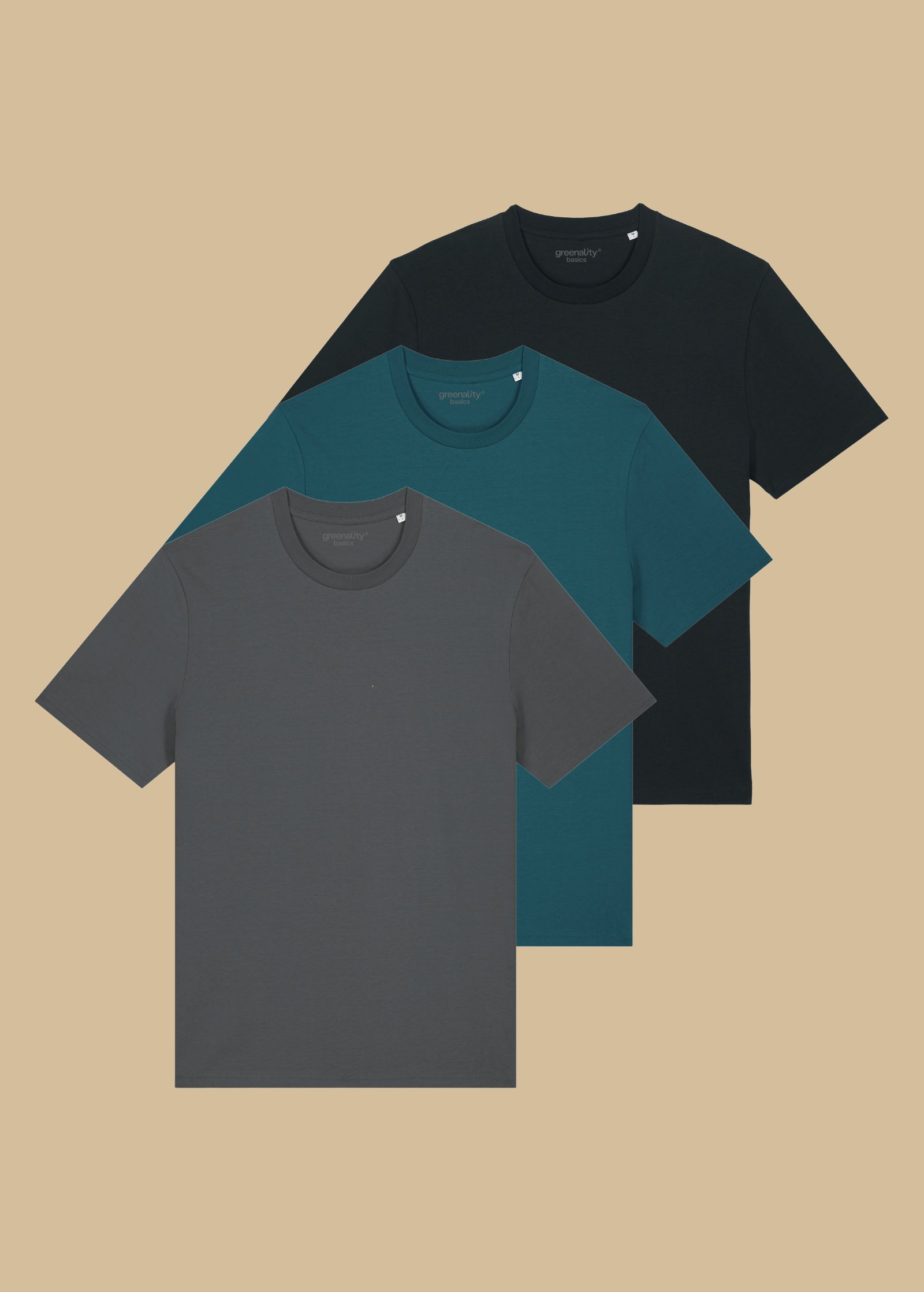 Classic T-Shirt Man 3er Pack Mix 4