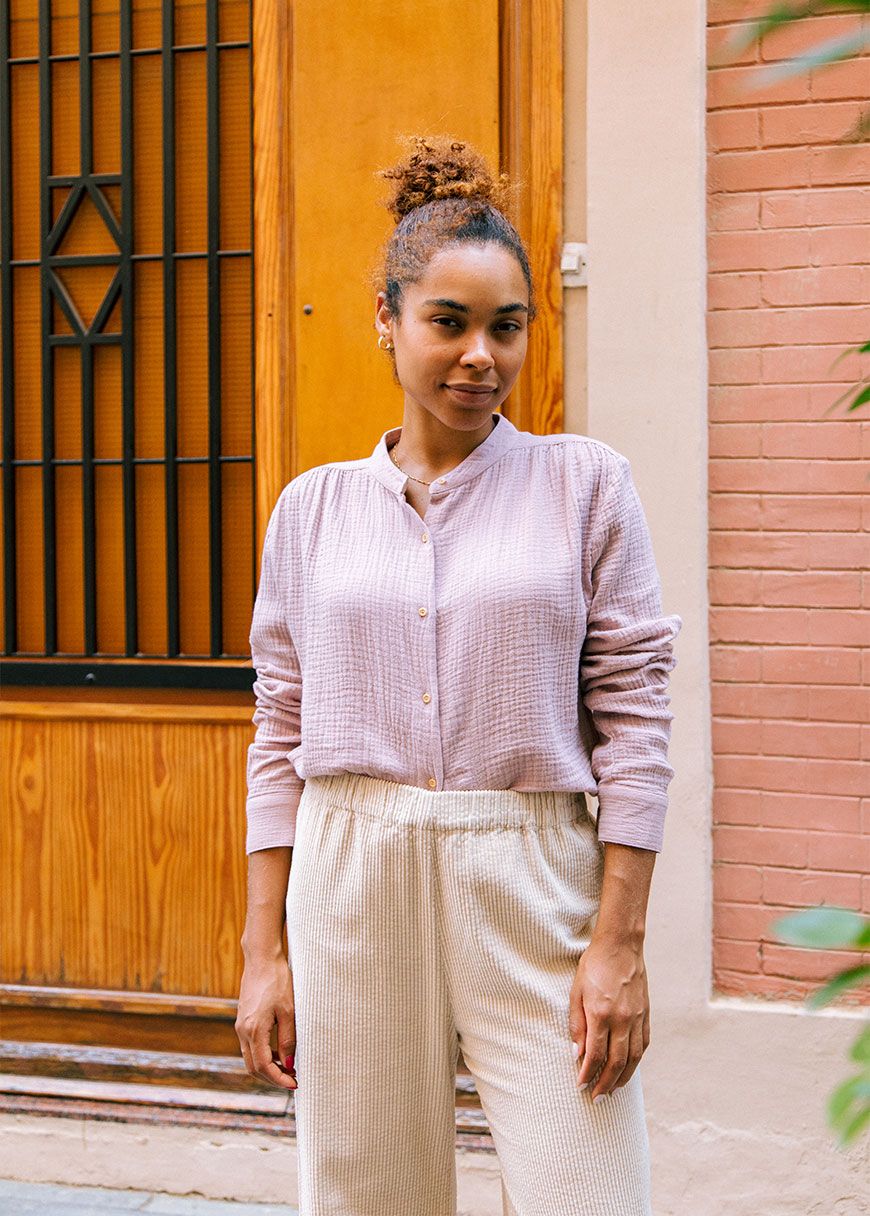 Bubble Mao Regular Blouse Bubble Mao Regular Blouse
