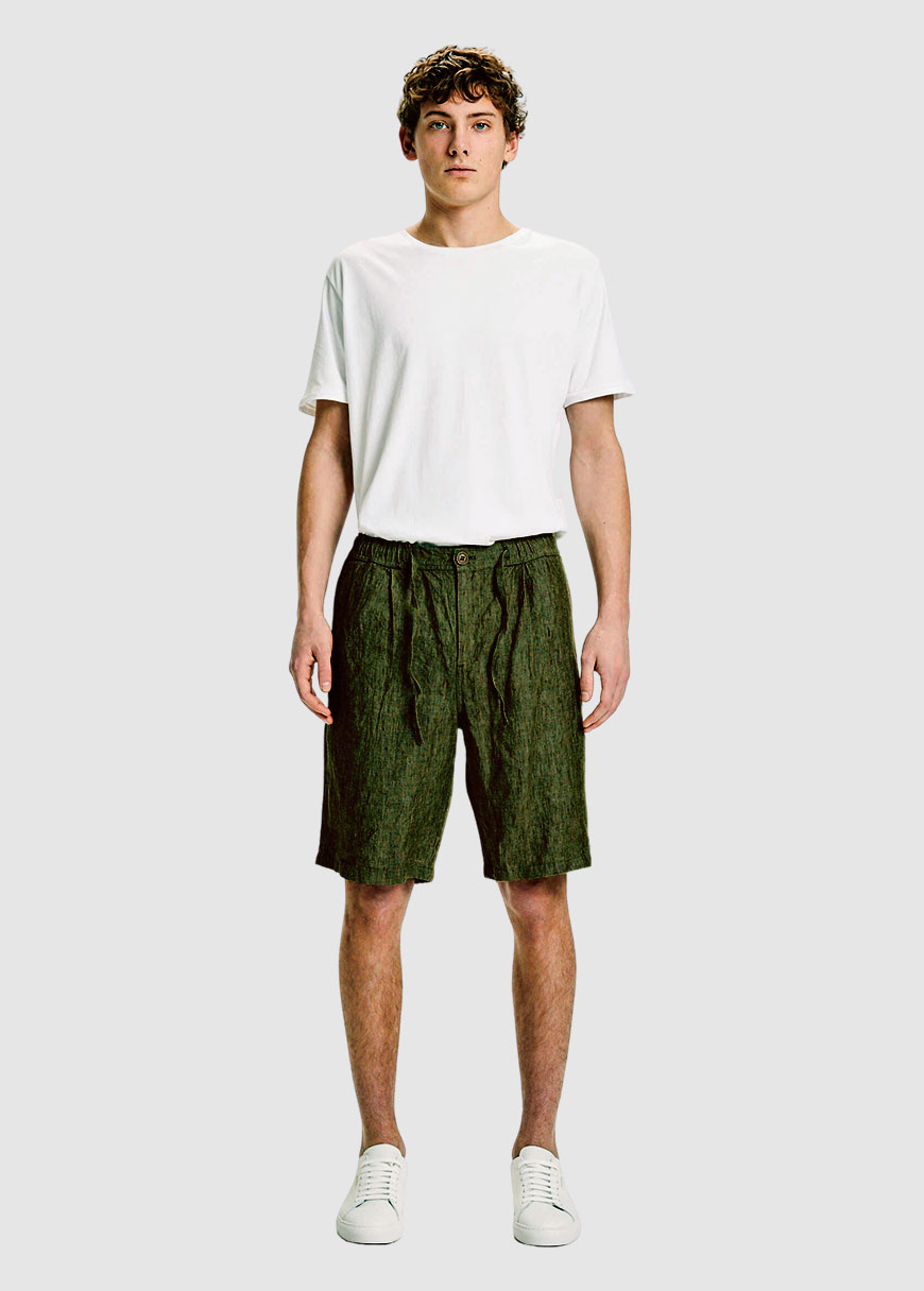 Fig Loose Linen Shorts Fig Loose Linen Shorts