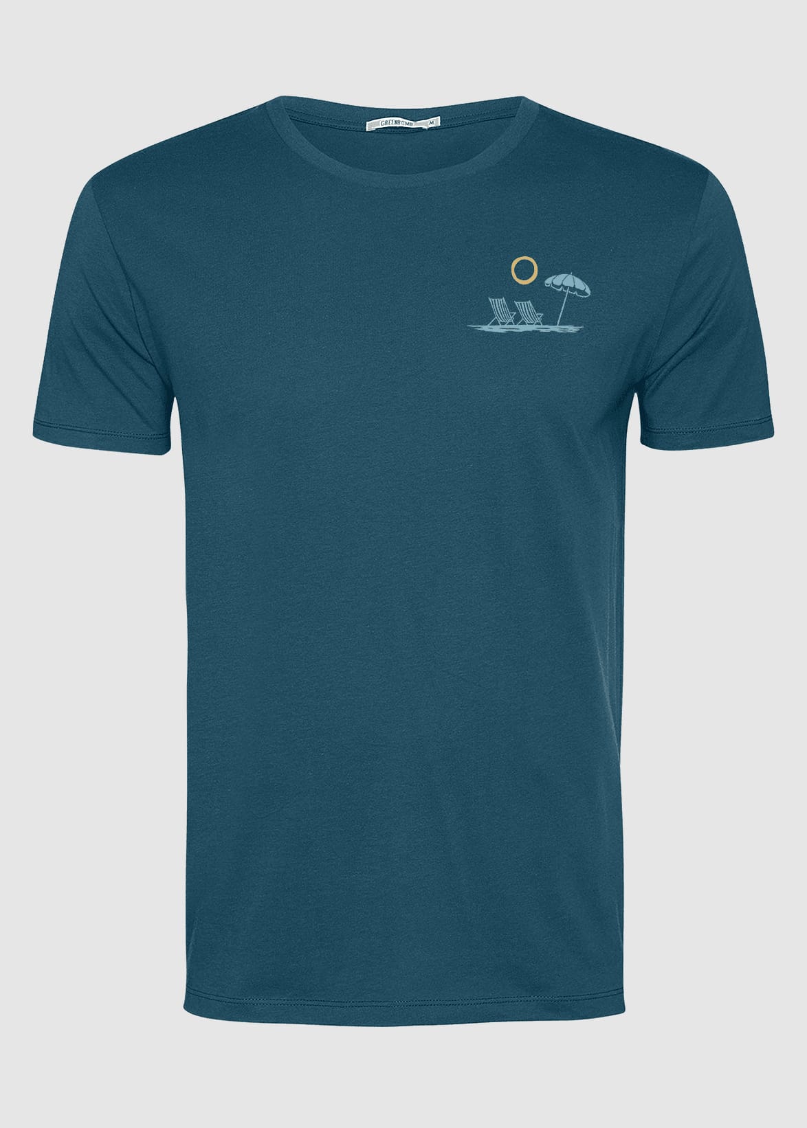 Beach View Guide T-Shirt Blue Stone