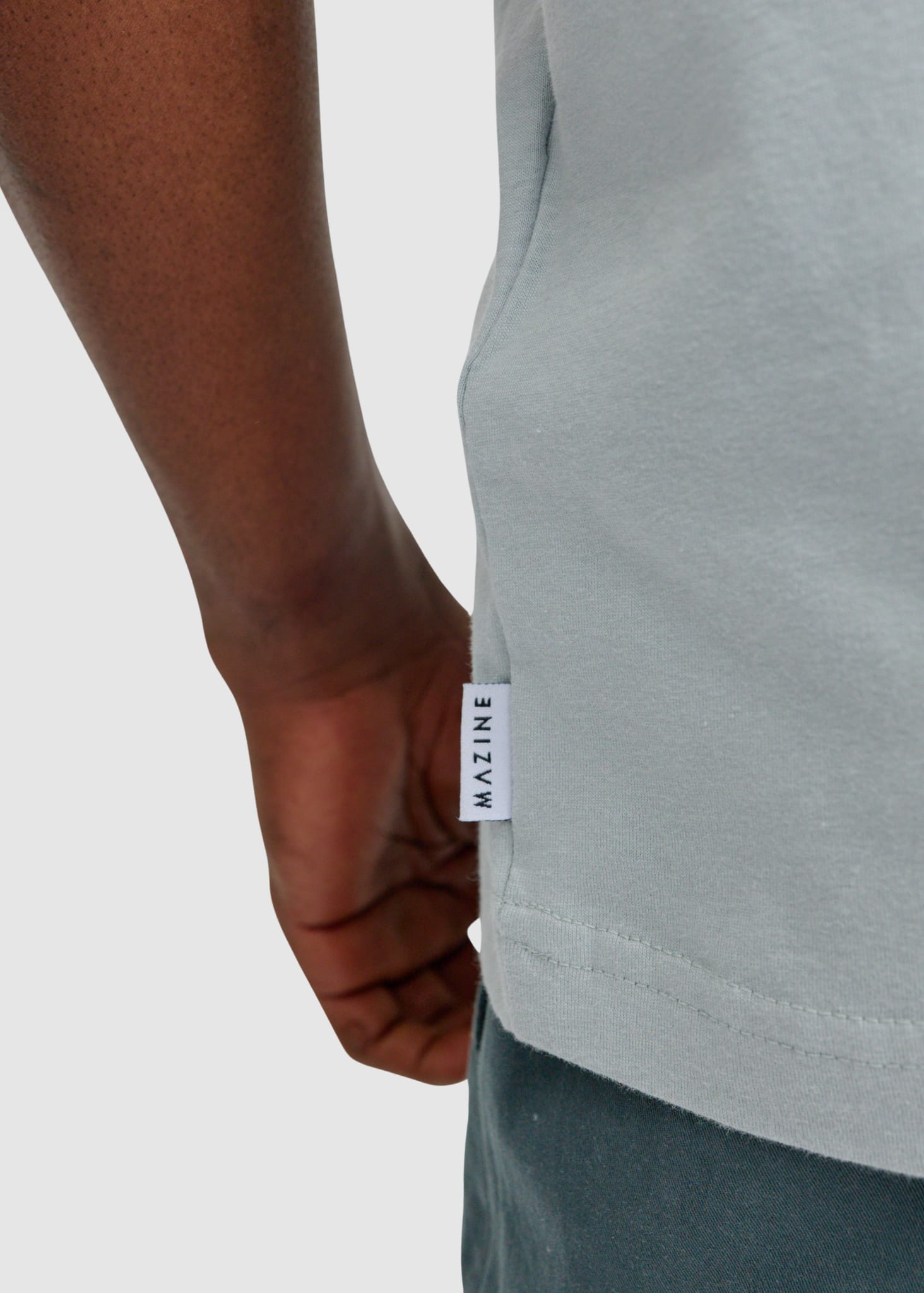 Chest Print T-Shirt Ice Blue Chest Print T-Shirt Ice Blue