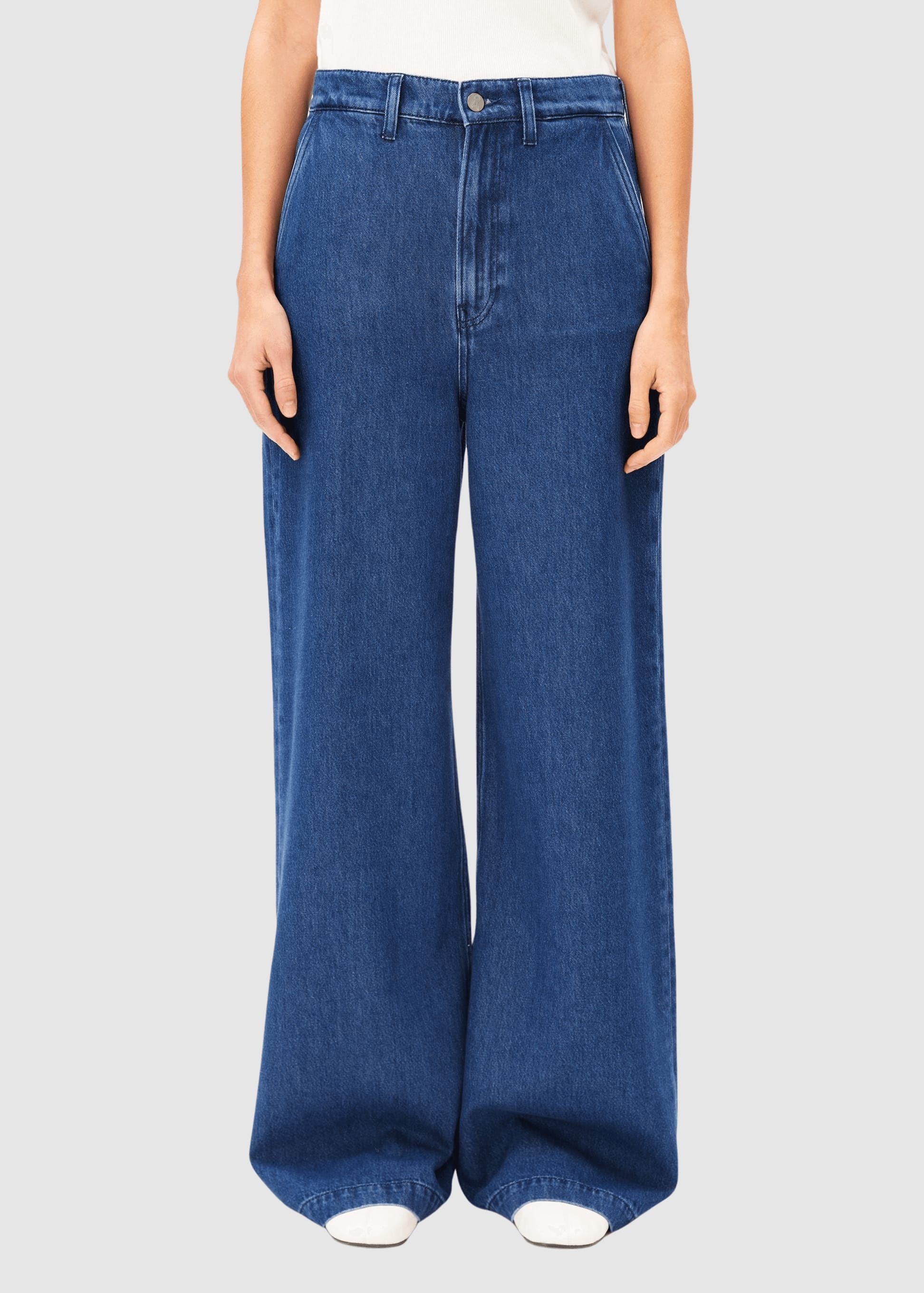 armedangels-wide-leg-denim-pant-bright-blue-1.jpeg Wide Leg Denim Pant Bright Blue