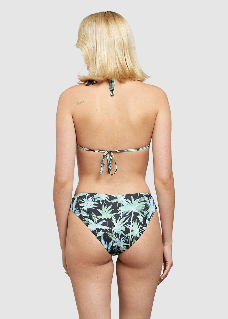 Bikini Bottoms Sanda Painted Palmtrees