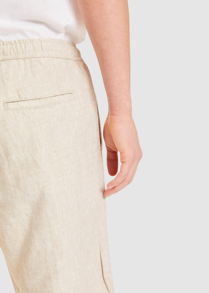 Fig Loose Linen Shorts