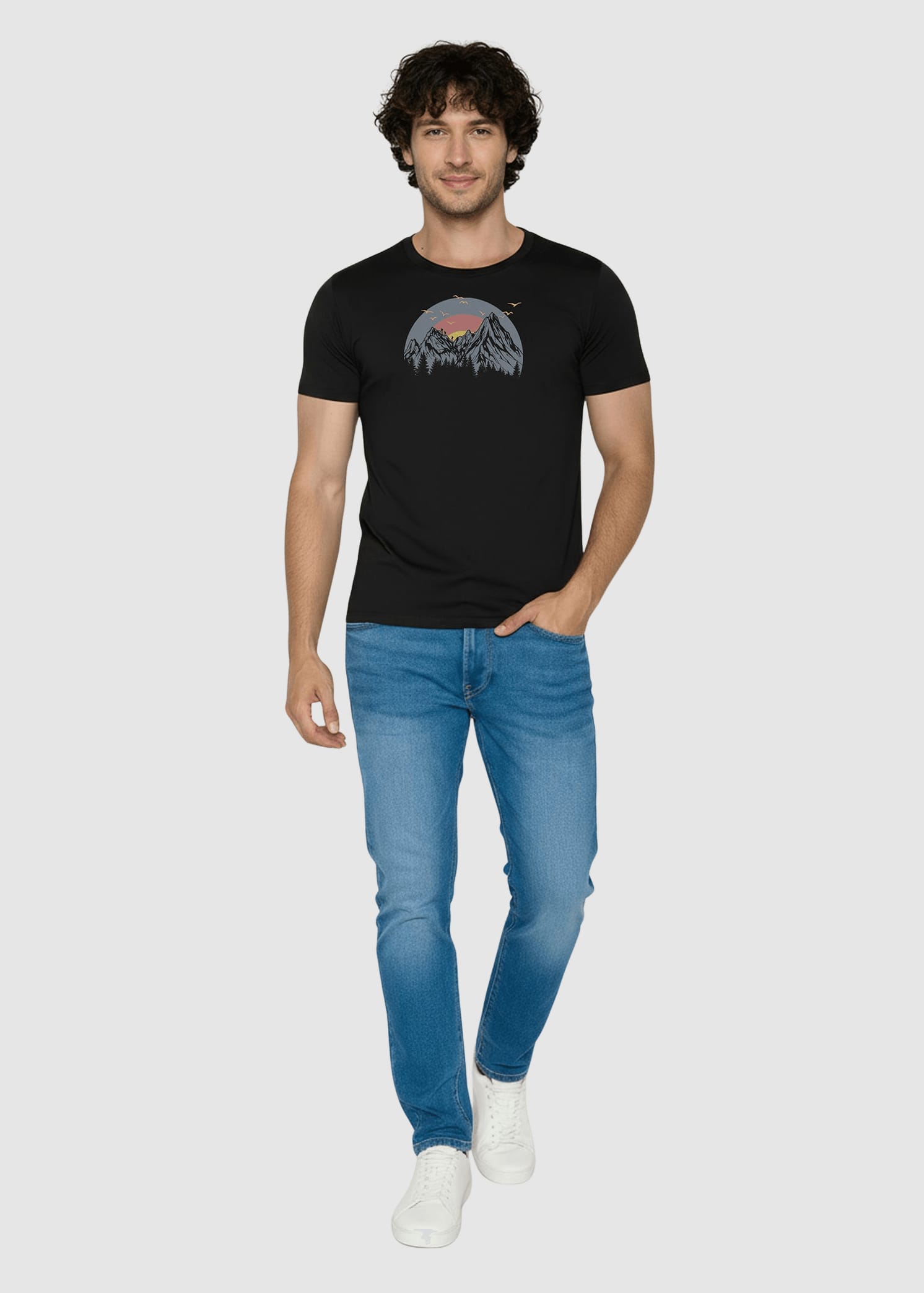 greenbomb-peak-circle-guide-t-shirt-black-3.jpeg Peak Circle Guide T-Shirt Black