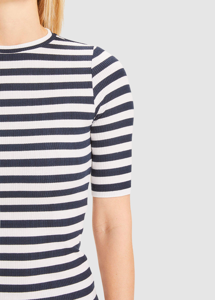 Canna Rib Tee Striped Canna Rib Tee Striped