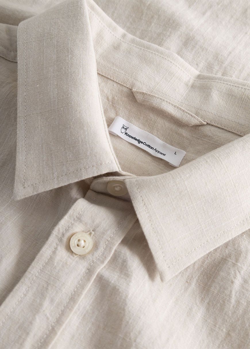 Regular Linen Short Sleeve Shirt