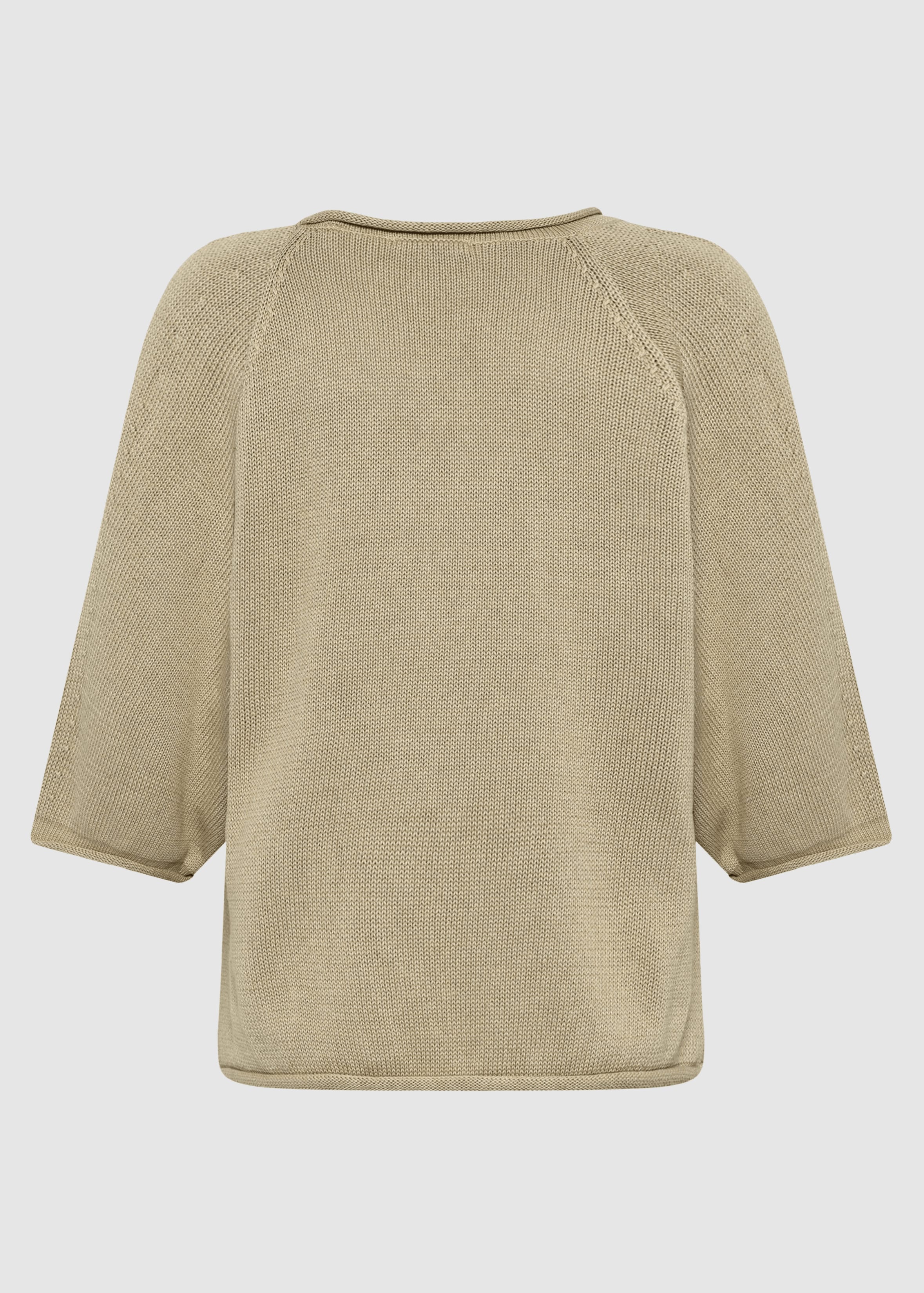 Bat Sleeve Knit Twill