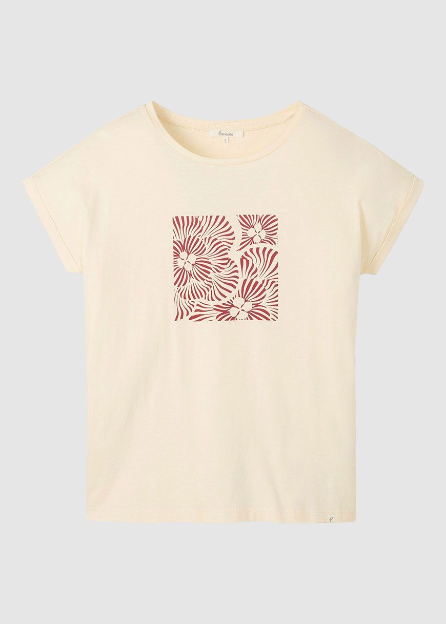 T-Shirt mit floralem Print