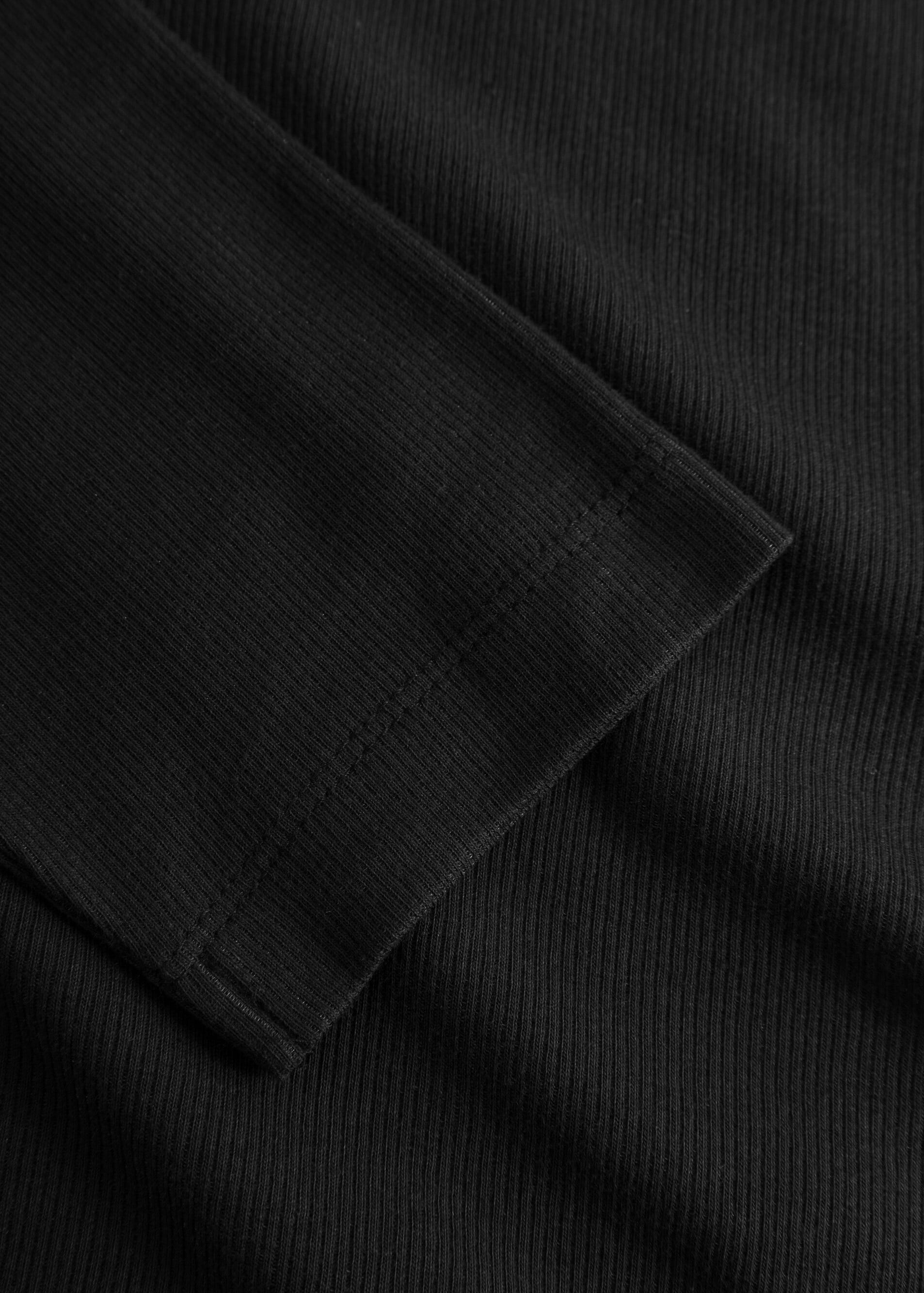 knowledge-cotton-apparel-rib-t-shirt-black-jet-6.jpeg Rib T-Shirt Black Jet
