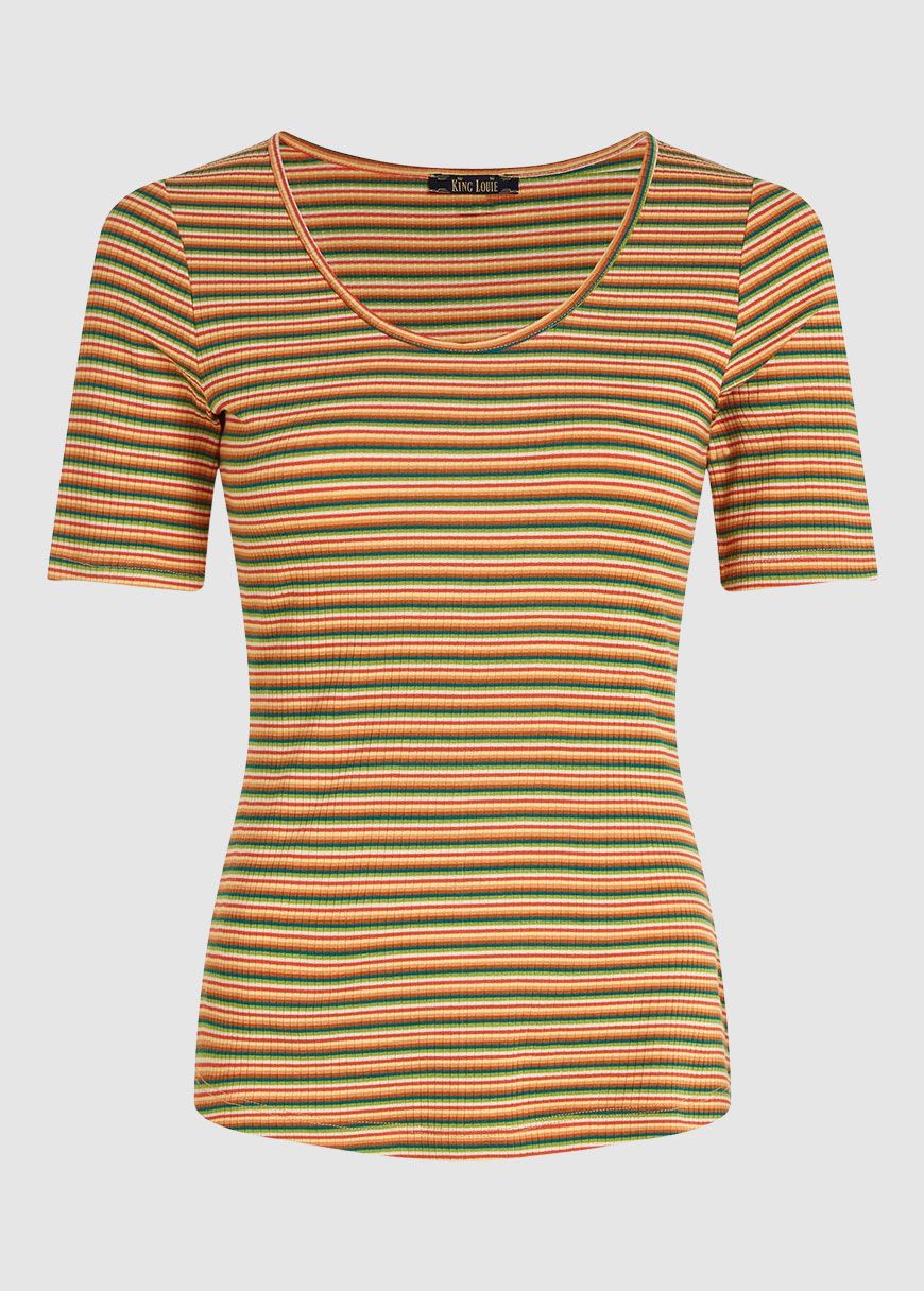 Carice Top Boxy Stripe