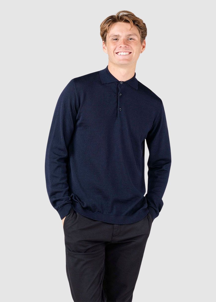 L/S Knit Polo