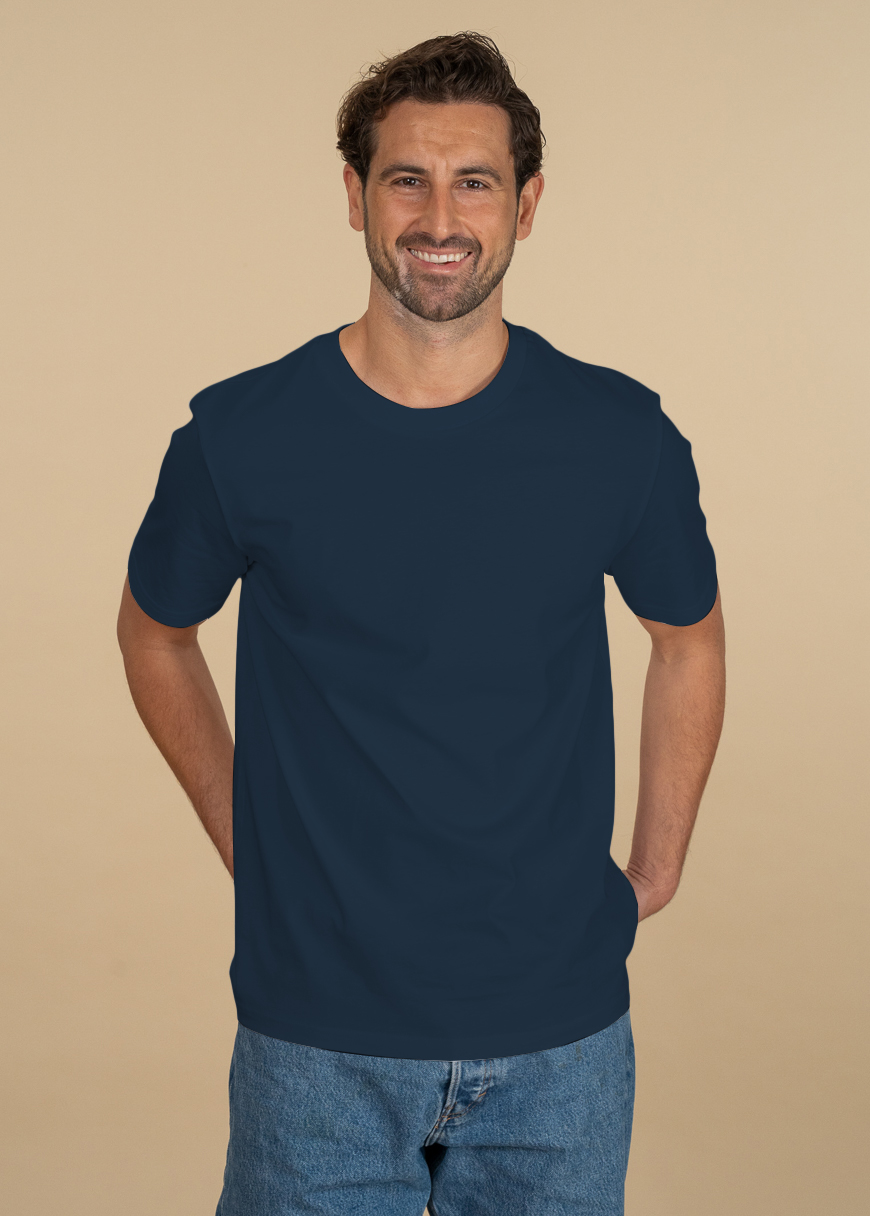 GXB-STTU169-3PACK-FRENCHNAVY-02.jpg Classic T-Shirt Man 3er Pack French Navy