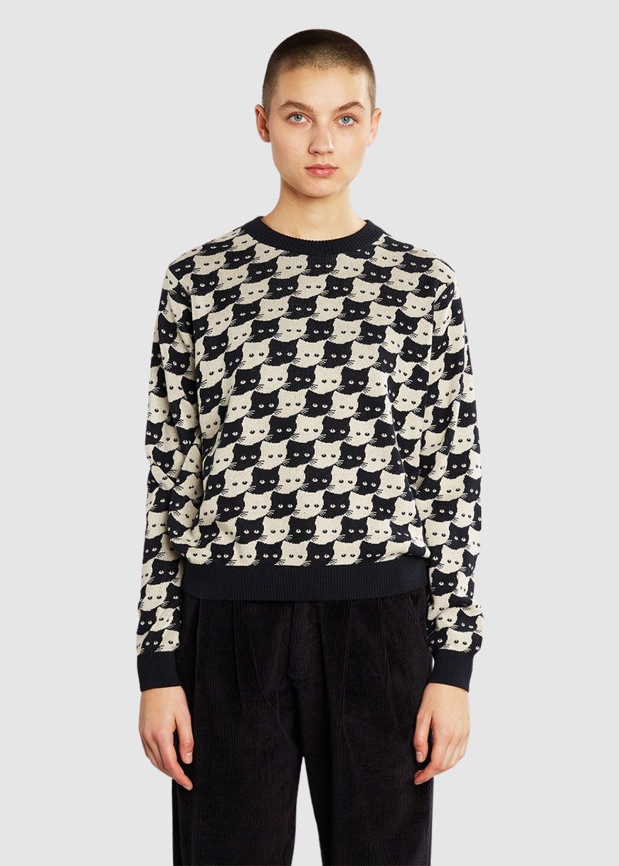 Sweater Arendal Pepita Cats Sweater Arendal Pepita Cats