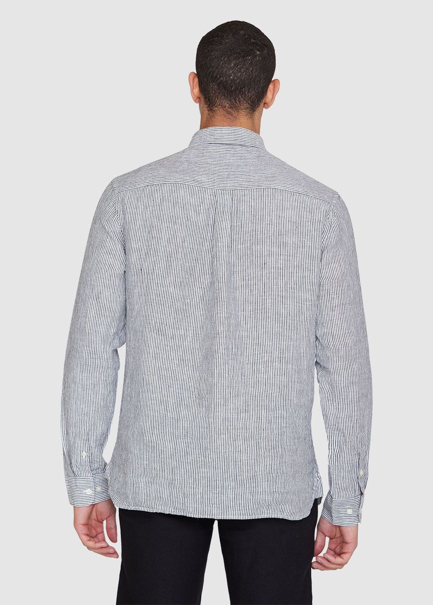Regular Striped Linen Shirt Regular Striped Linen Shirt