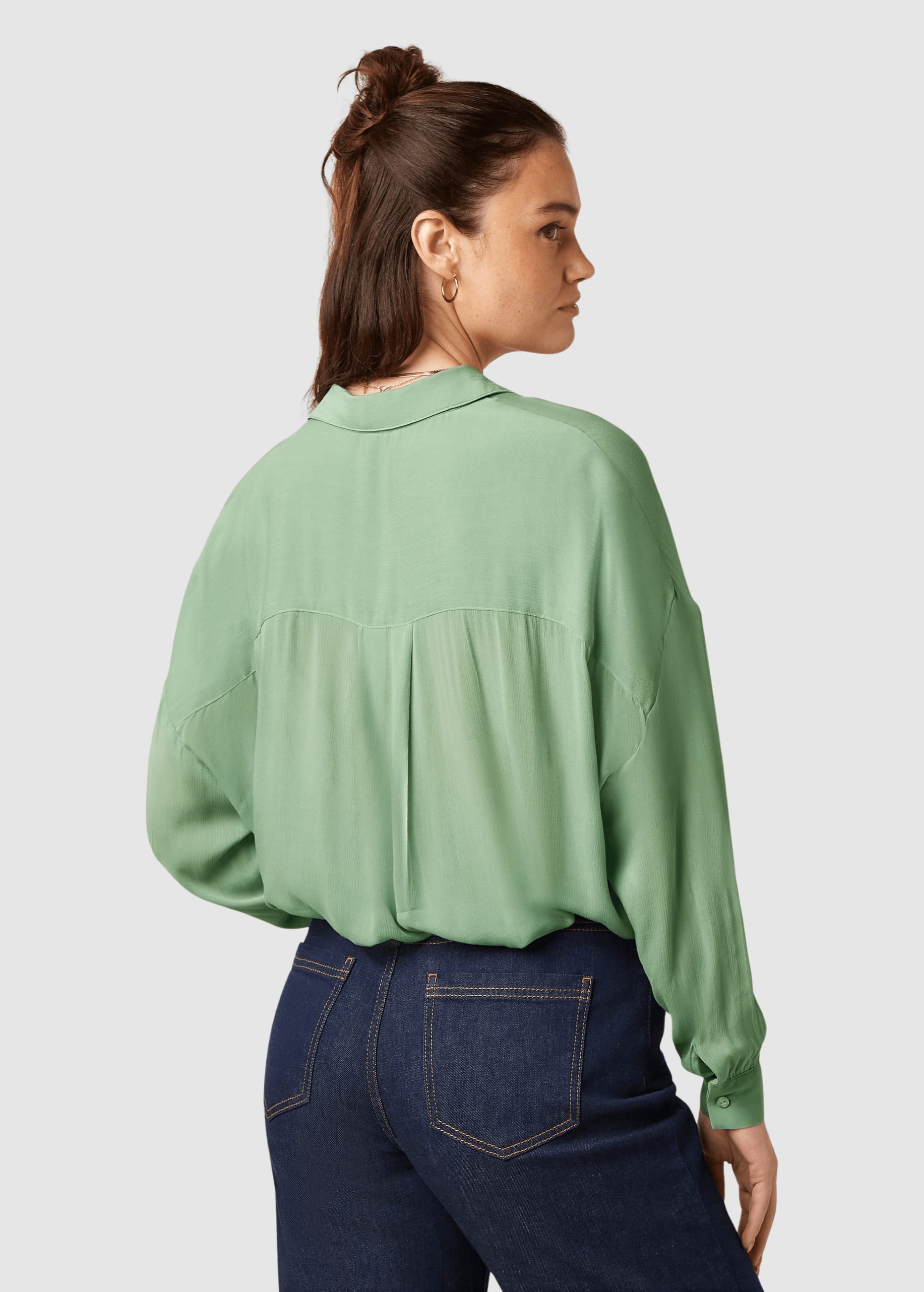 Fee Blouse Capo Minty Meadow
