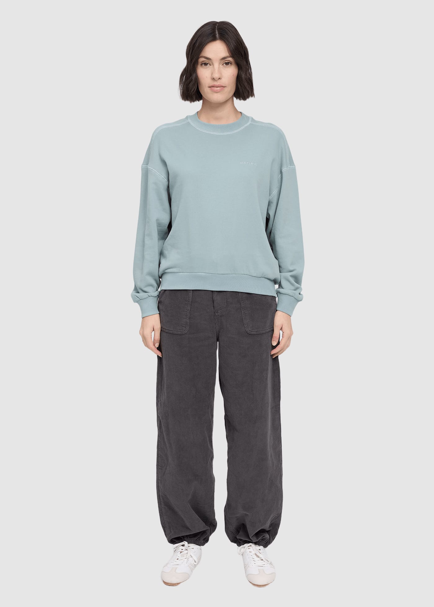 mazine-basic-sweatshirt-dove-blue-4.jpeg Basic Sweatshirt Dove Blue