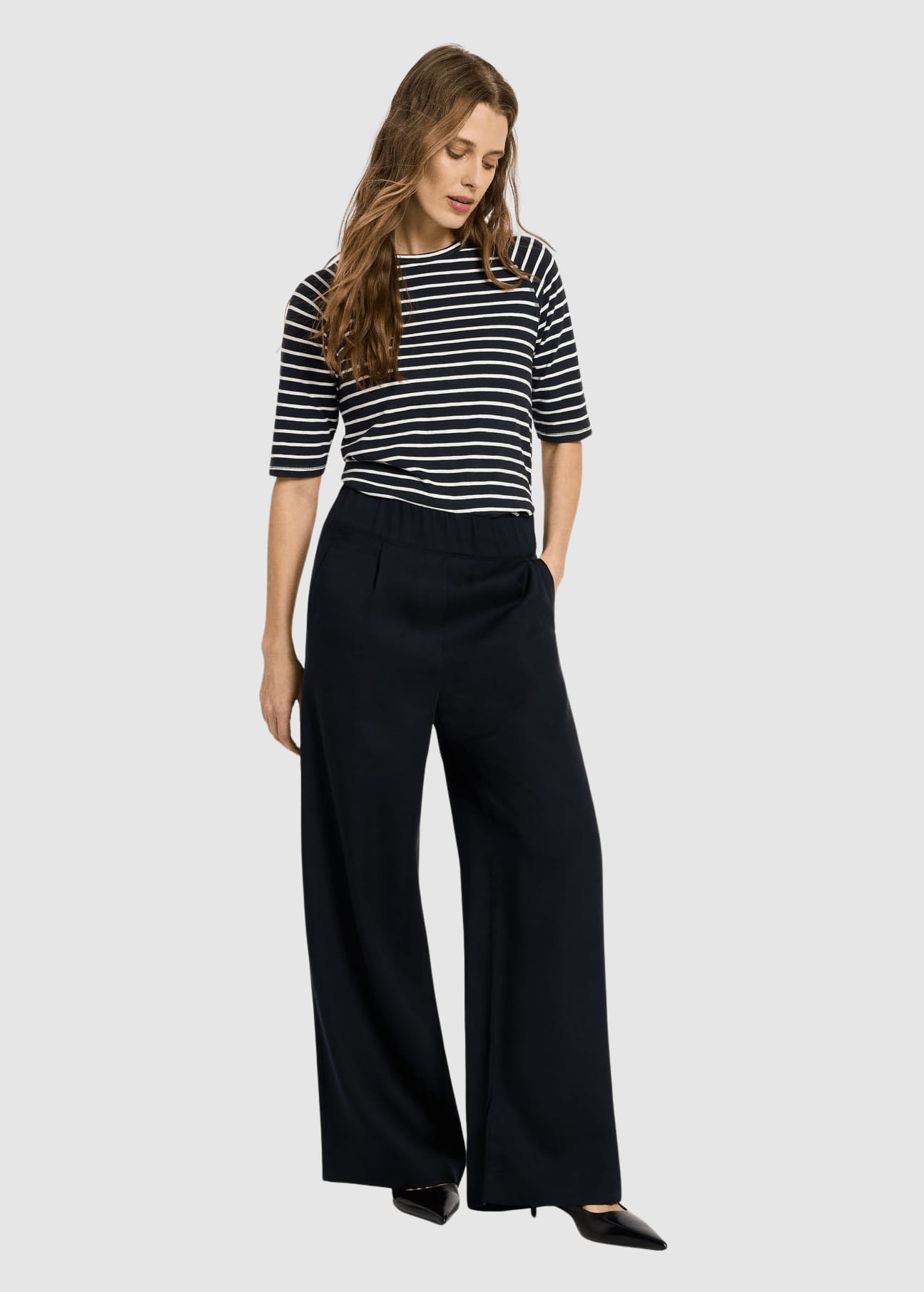 Hose Mit Weitem Bein Midnight