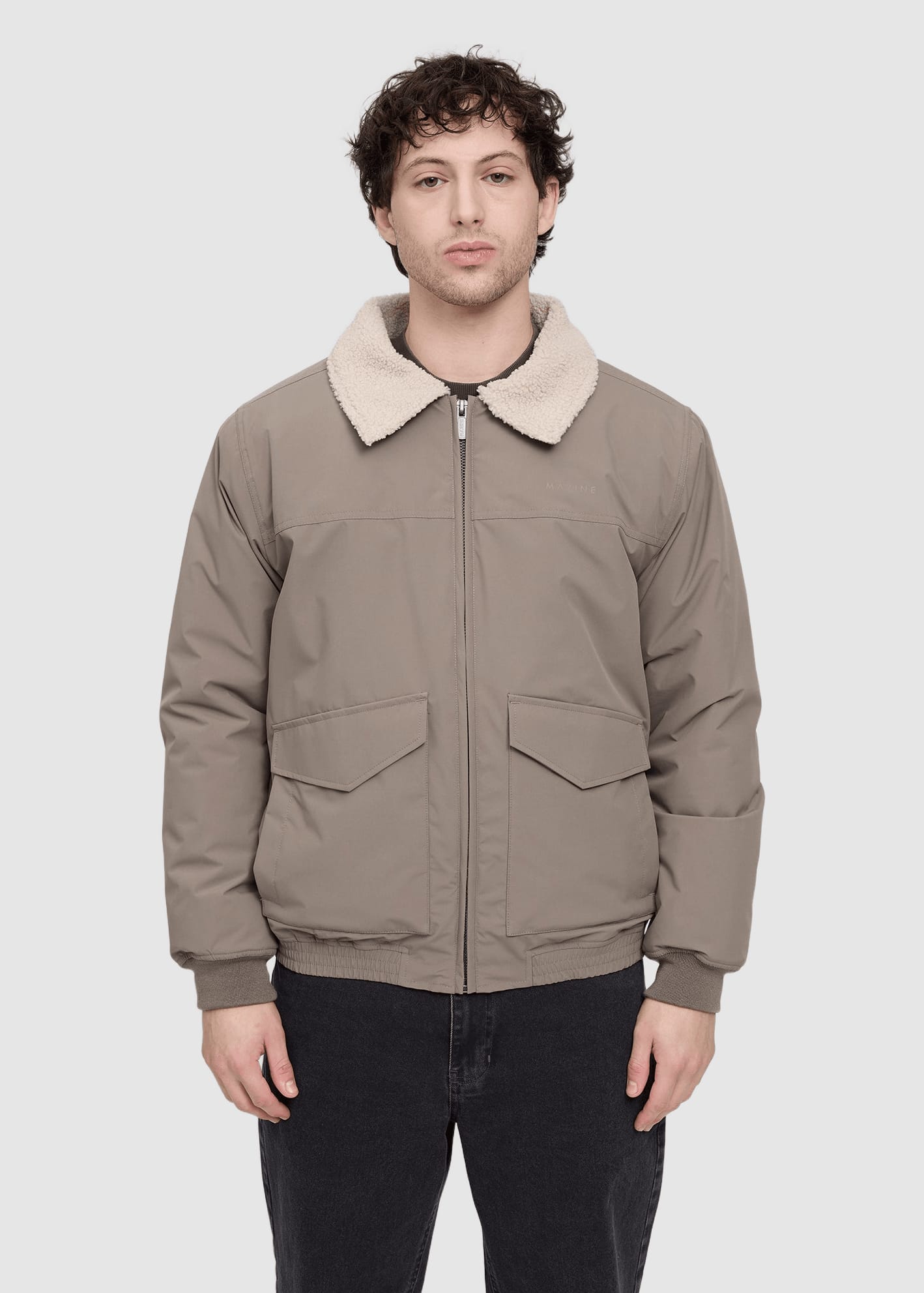 mazine-aviator-jacket-light-mud-1.jpeg Aviator Jacket Light Mud